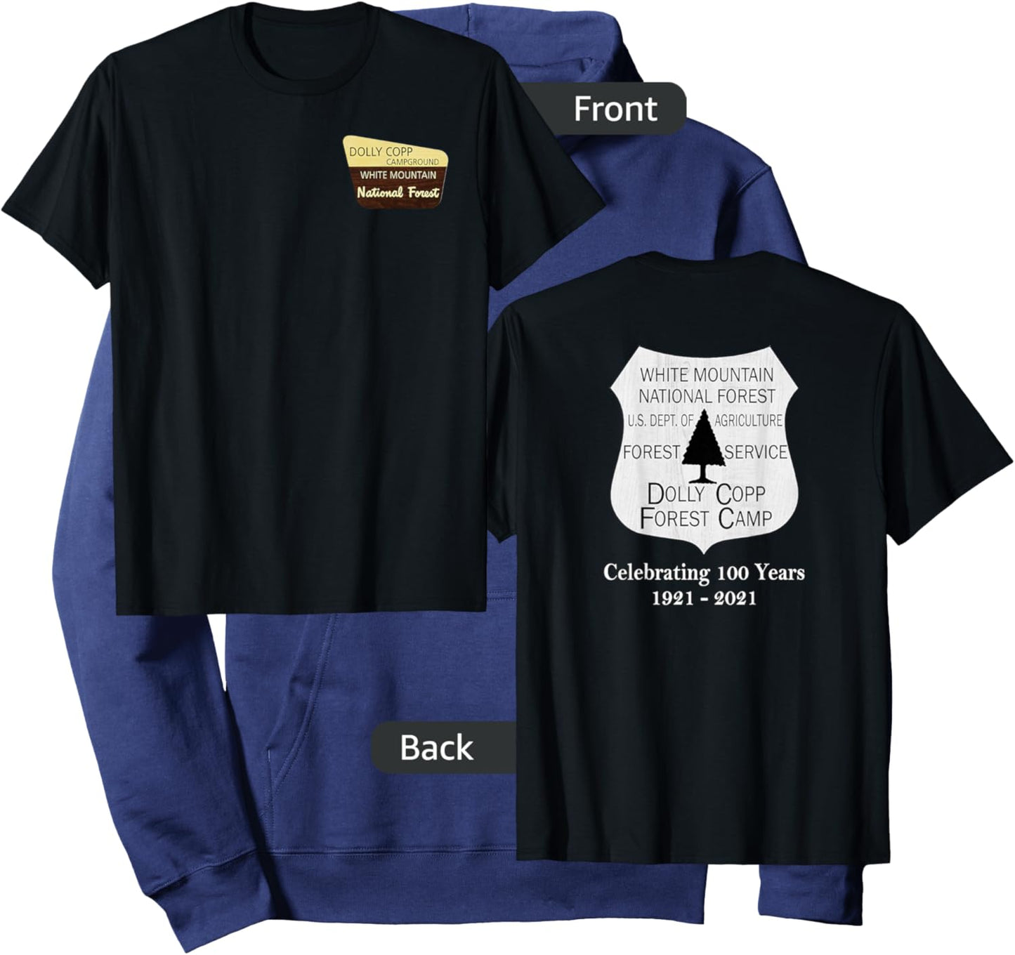 Dolly Copp Campground Centennial Hoodie - Hoodie | Navy