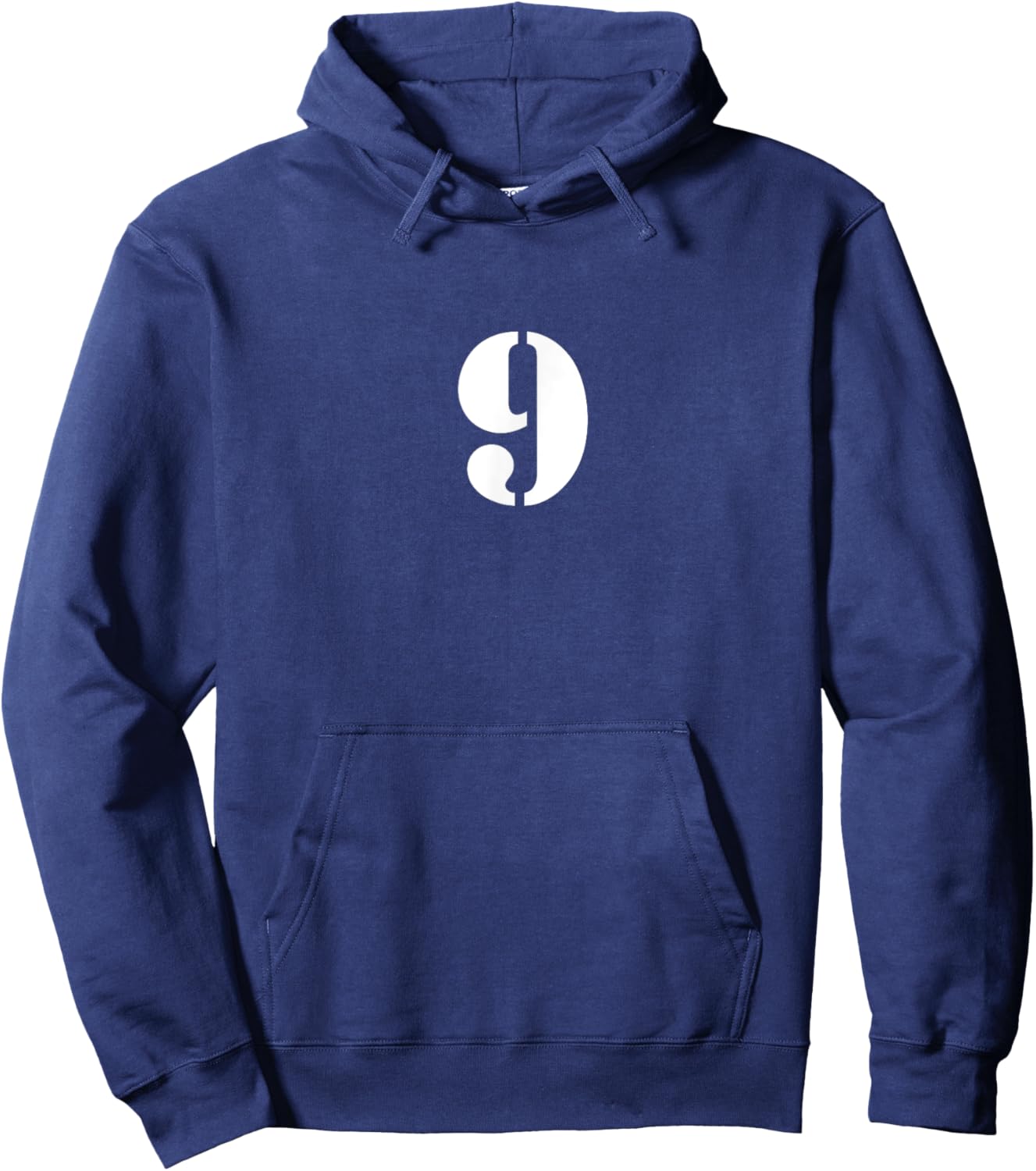 Nine Number 9 Numbered Hoodie - Hoodie | Navy