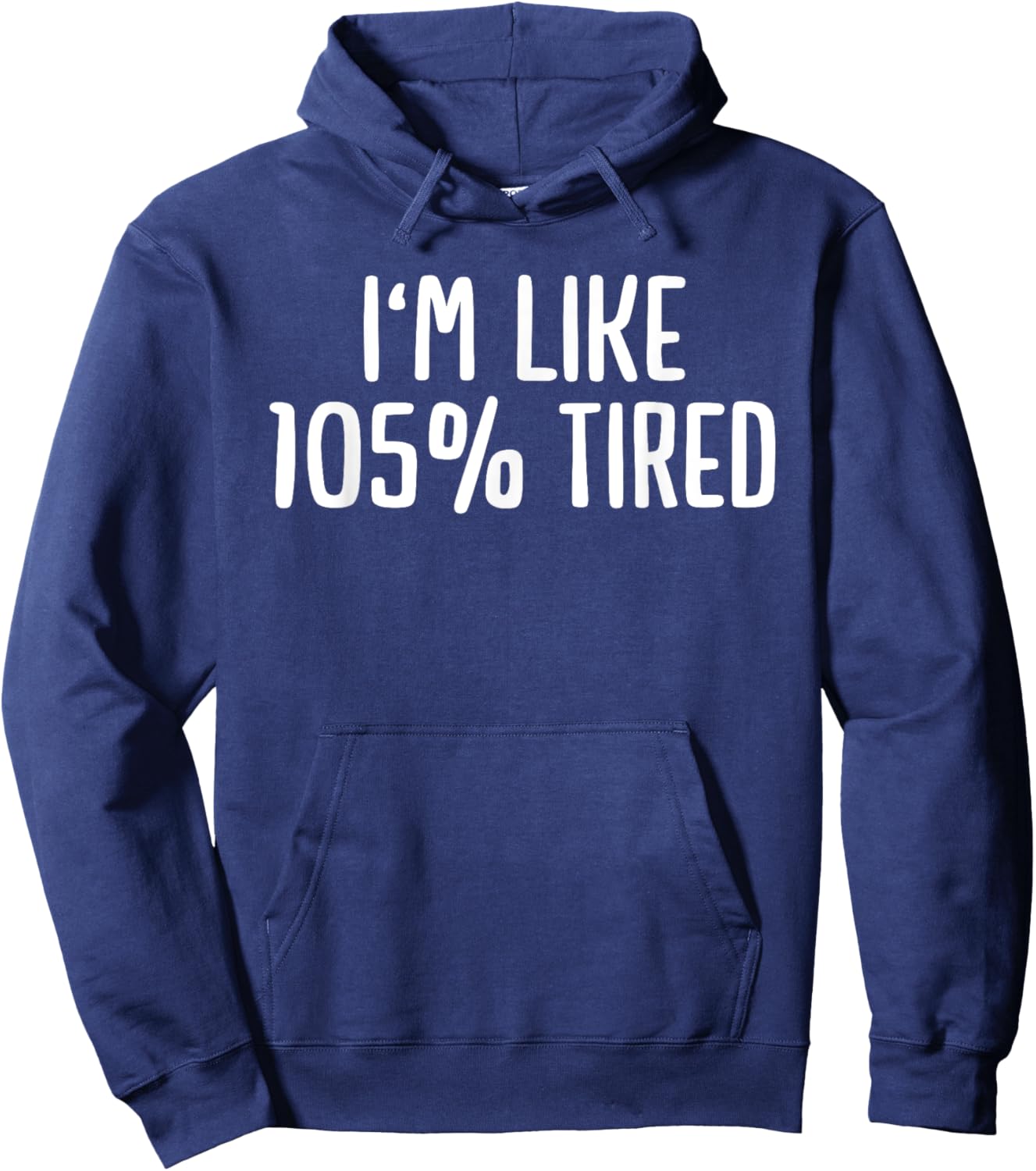 Funny Tired Nurse Doctor Humor Hoodie - Hoodie | Navy