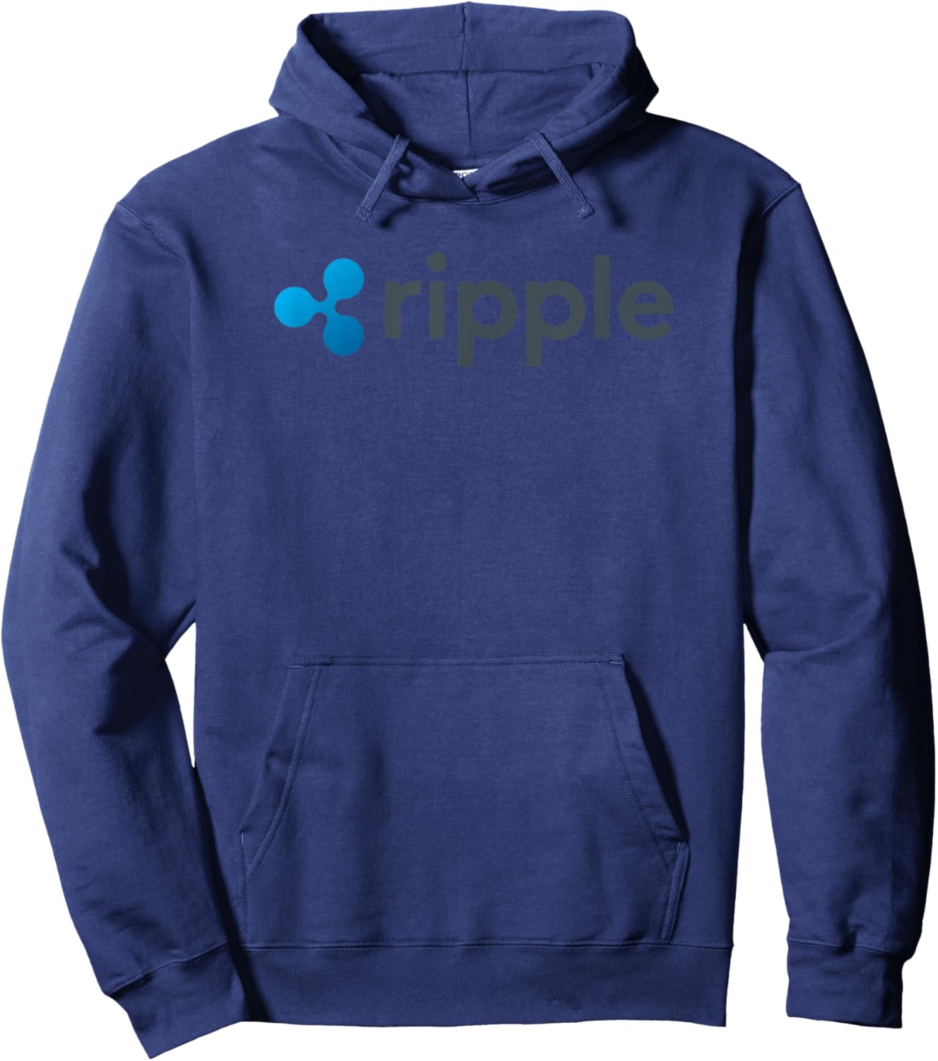 Ripple Coin XRP Cryptocurrency Fan Logo HODLer To The Moon Hoodie - Hoodie | Navy
