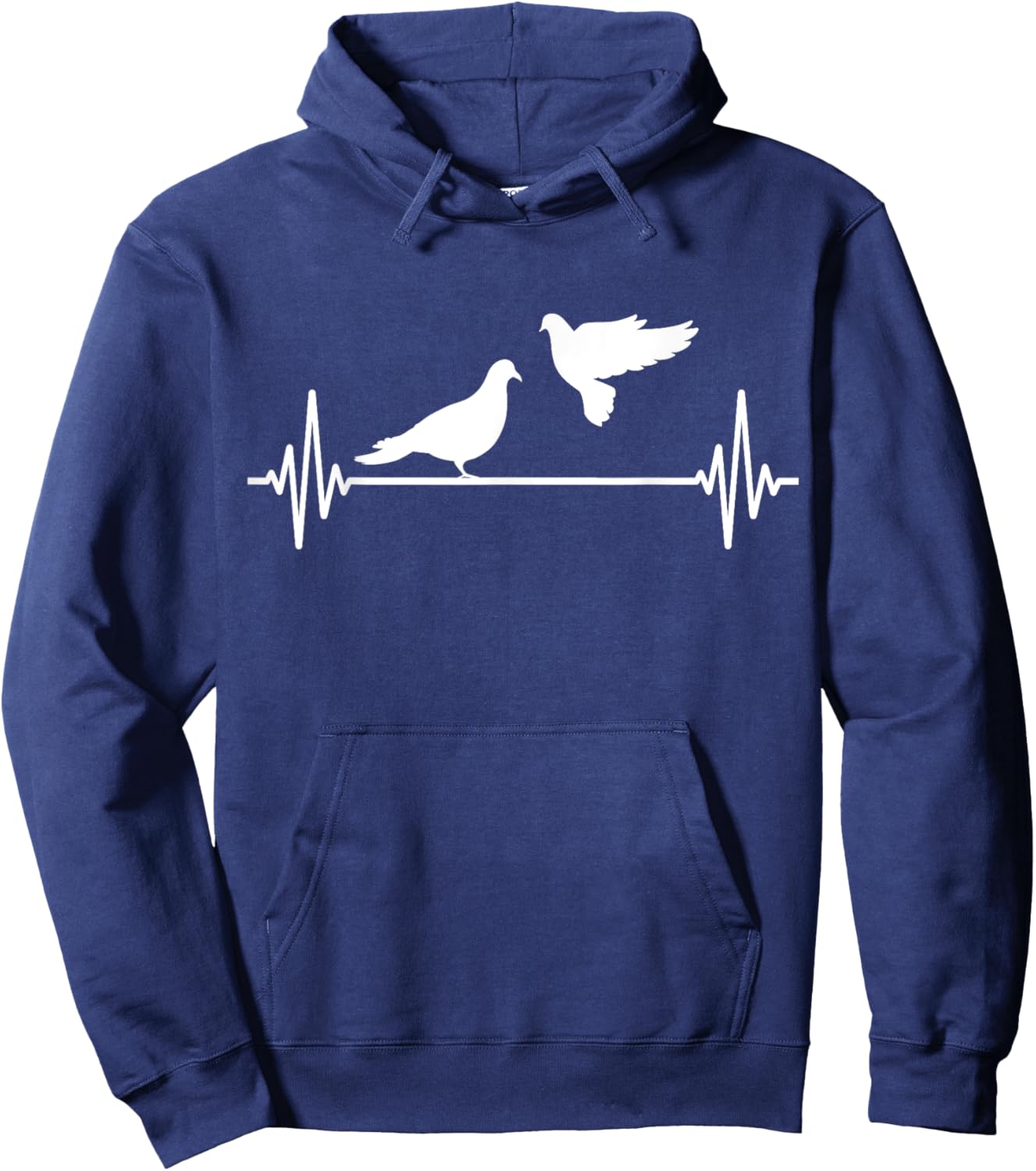 Pigeon Love Pigeons Motif Dovecote Funny Hoodie - Hoodie | Navy