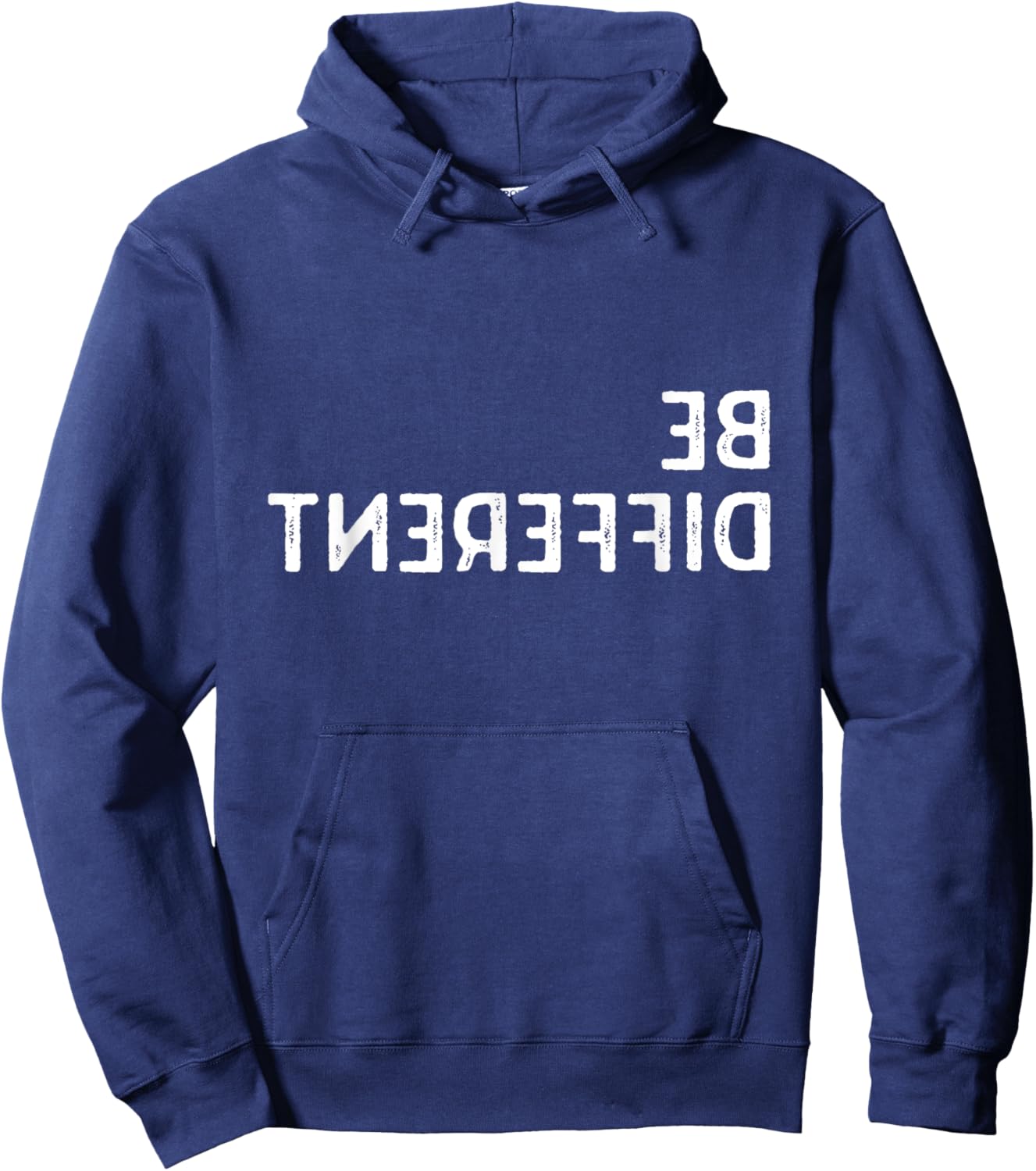 Be Different I'm Not For Everyone Funny Introvert Backwards Hoodie - Hoodie | Navy