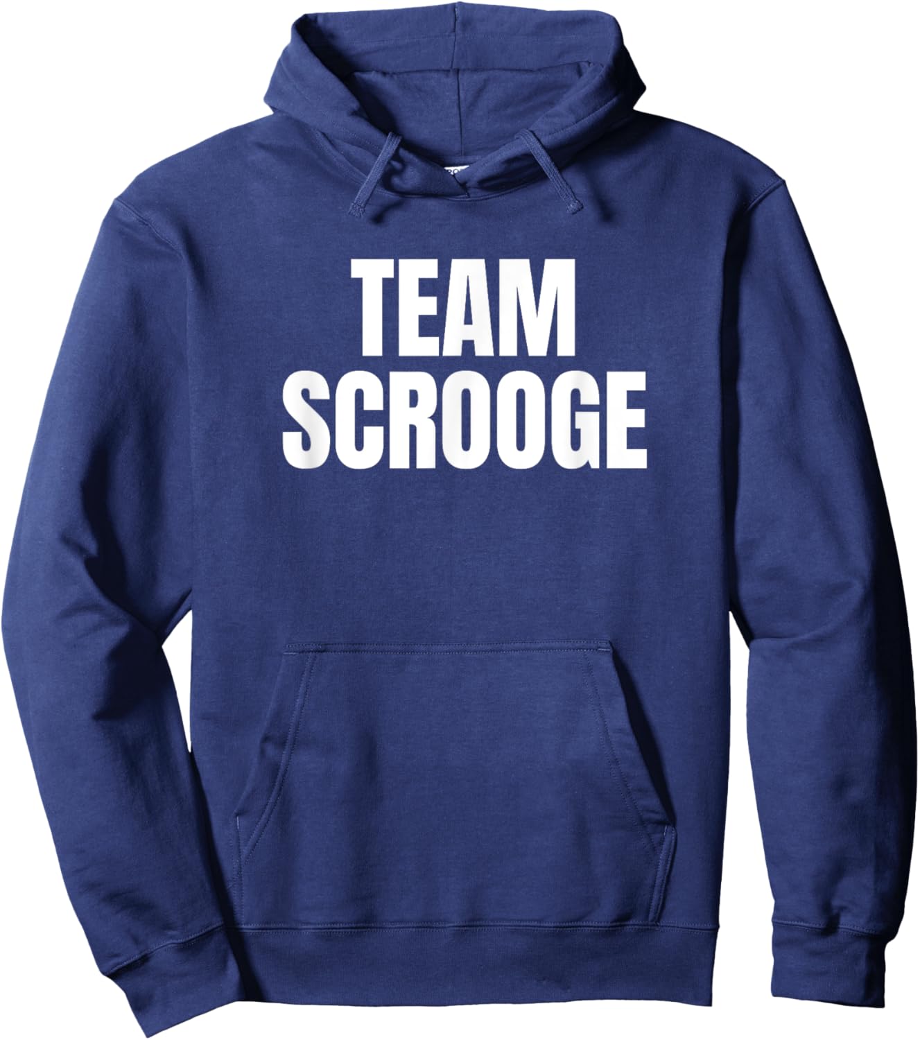 Team Scrooge My Favorite Christmas Ebeneezer Character Green Hoodie - Hoodie | Navy