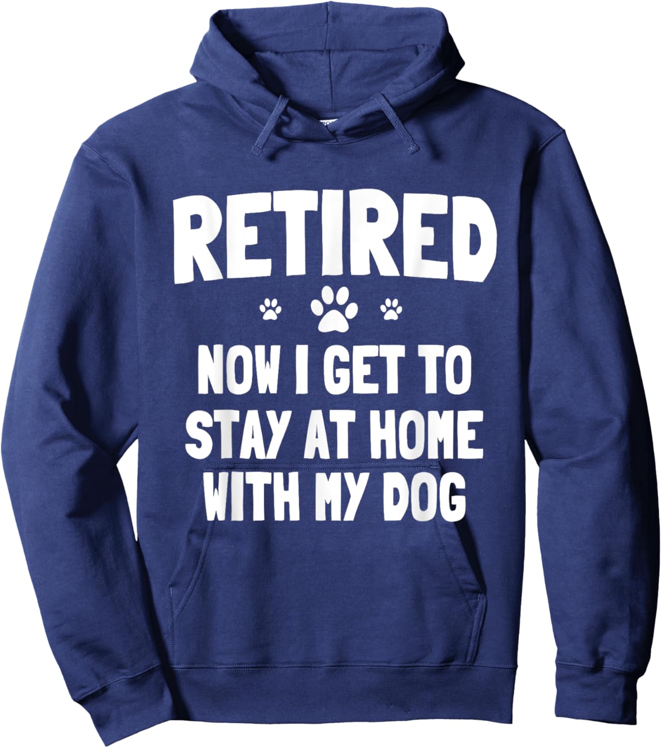 Great Dog Owner Retirement Day Retired Dogs Lover Hoodie - Hoodie | Navy