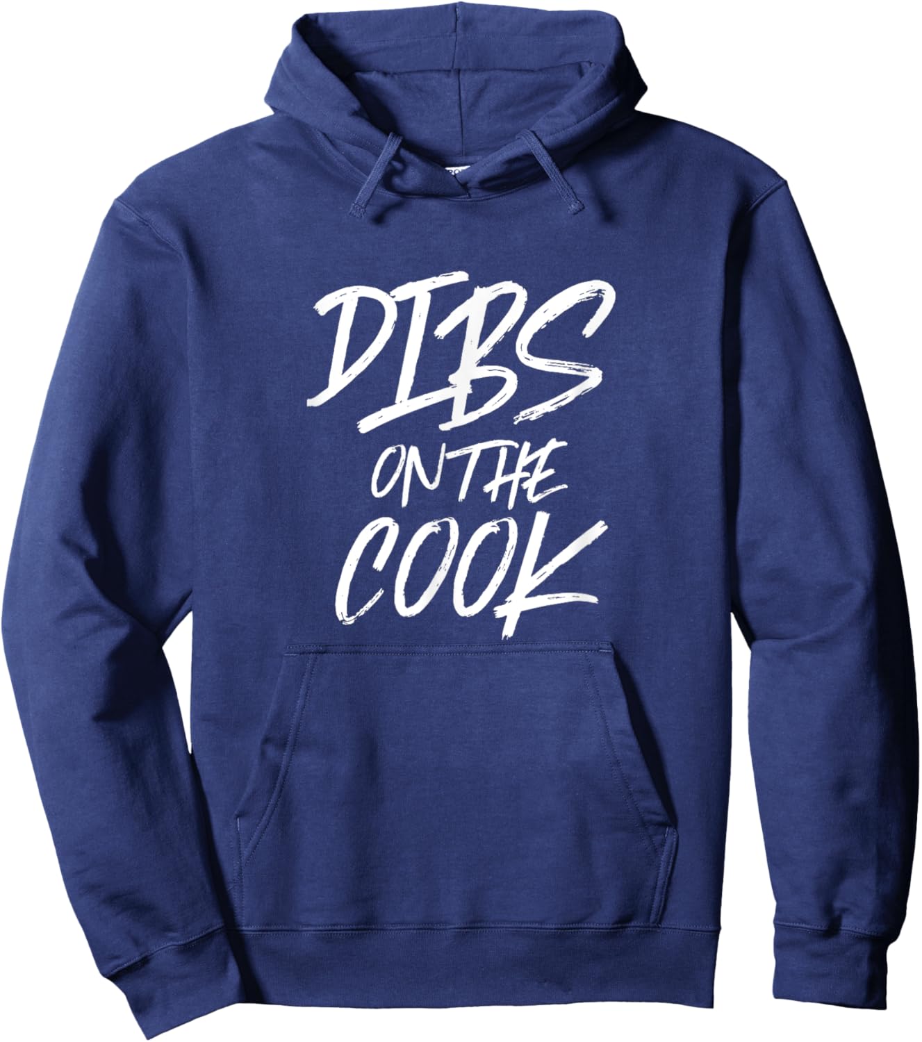 Dibs On The Cook Funny Husband Wife Chef Hoodie - Hoodie | Navy
