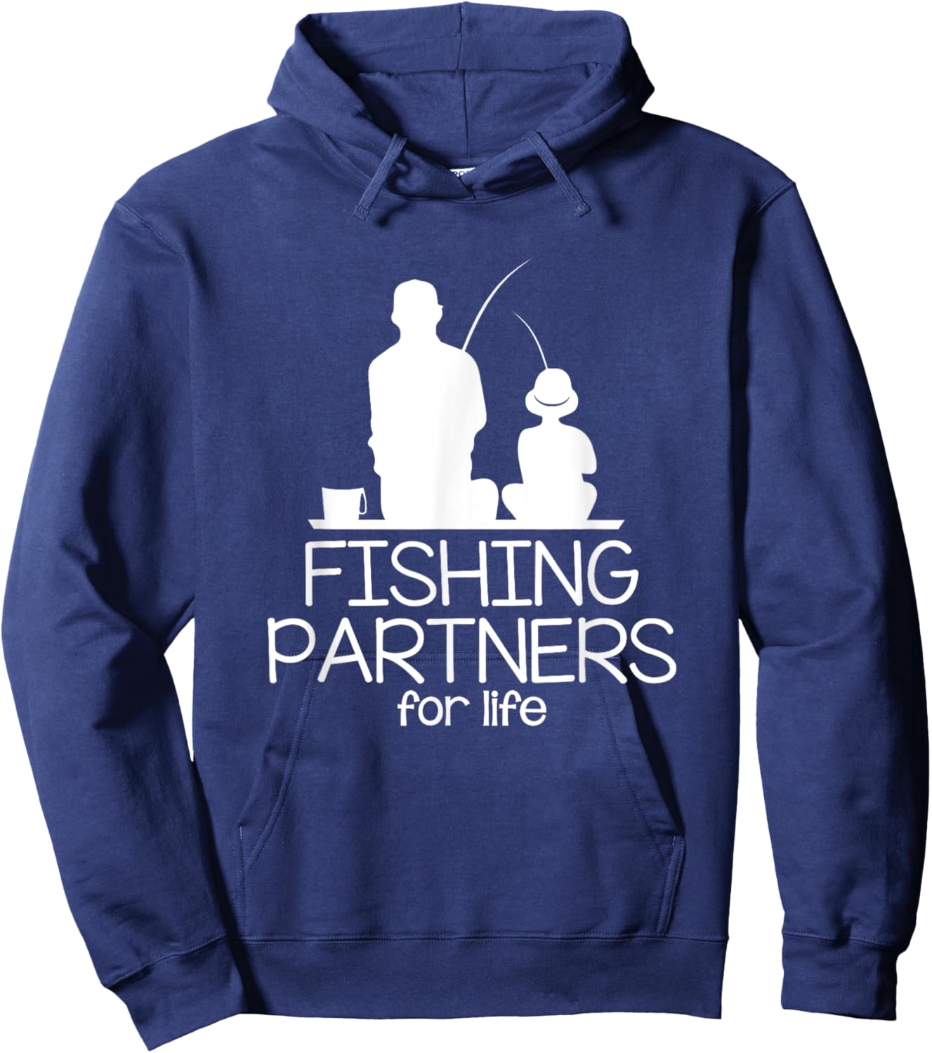Fishing Partners For Life Father And Son Matching Outfits Hoodie - Hoodie | Navy