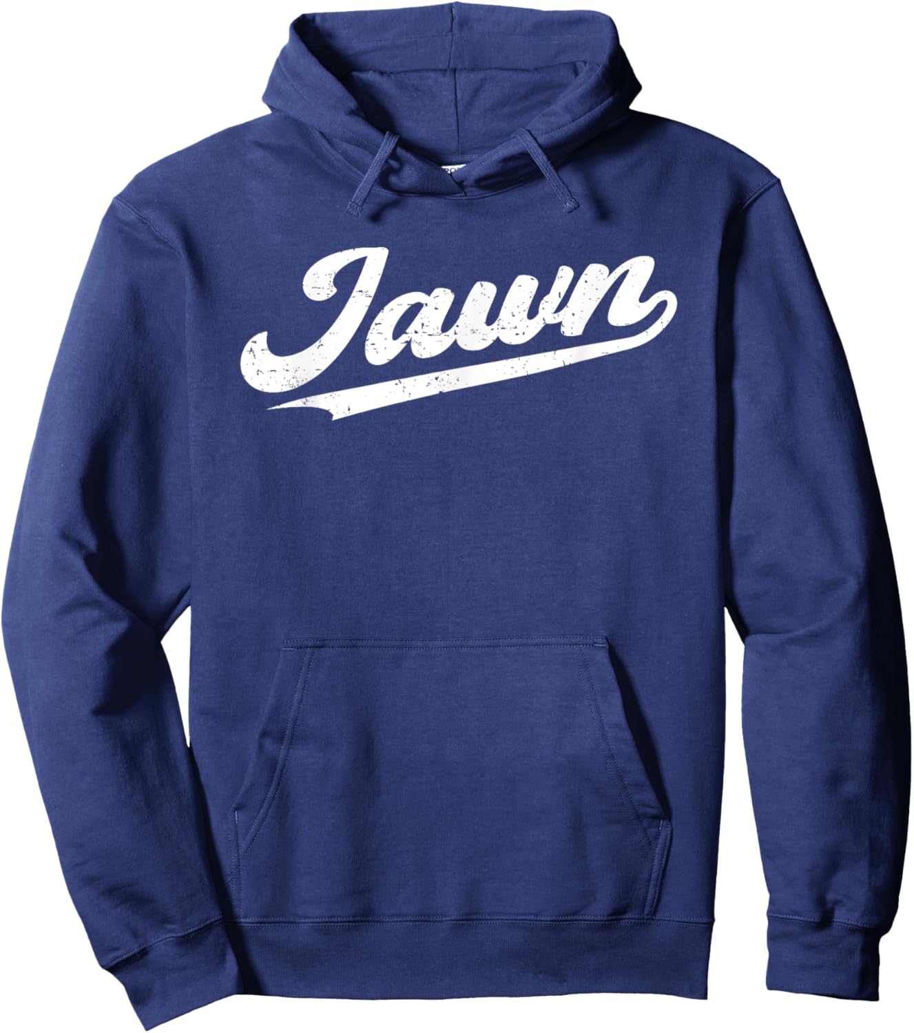 Jawn Philadelphia Retro Throwback Script Funny Philly Slang Hoodie - Hoodie | Navy
