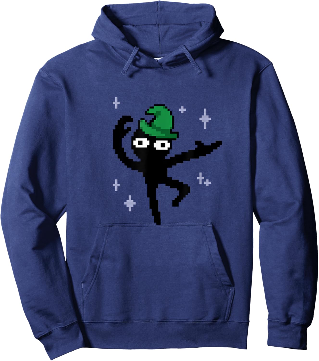 Inscryption Dancing Pixel Wizard Horror Card Game Halloween Hoodie - Hoodie | Navy