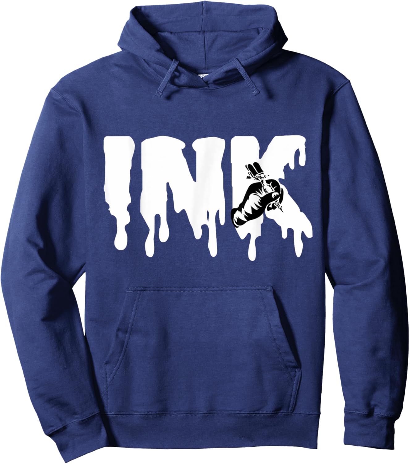 Tattoo artist Ink doing a tattoo Hoodie - Hoodie | Navy