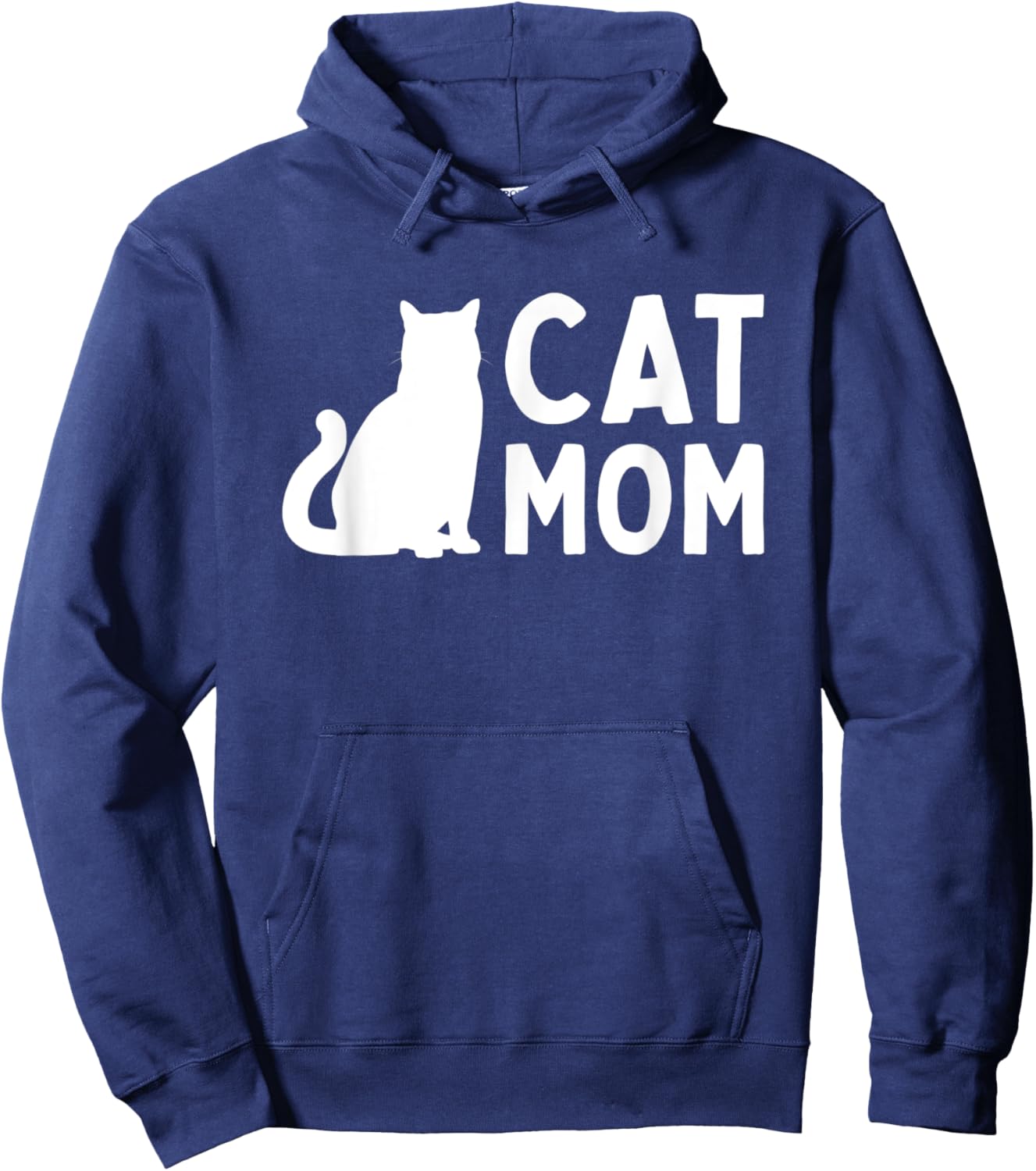 Best Cat Mom Mothers Day Women Wife Kitty Mommy Mama Hoodie - Hoodie | Navy