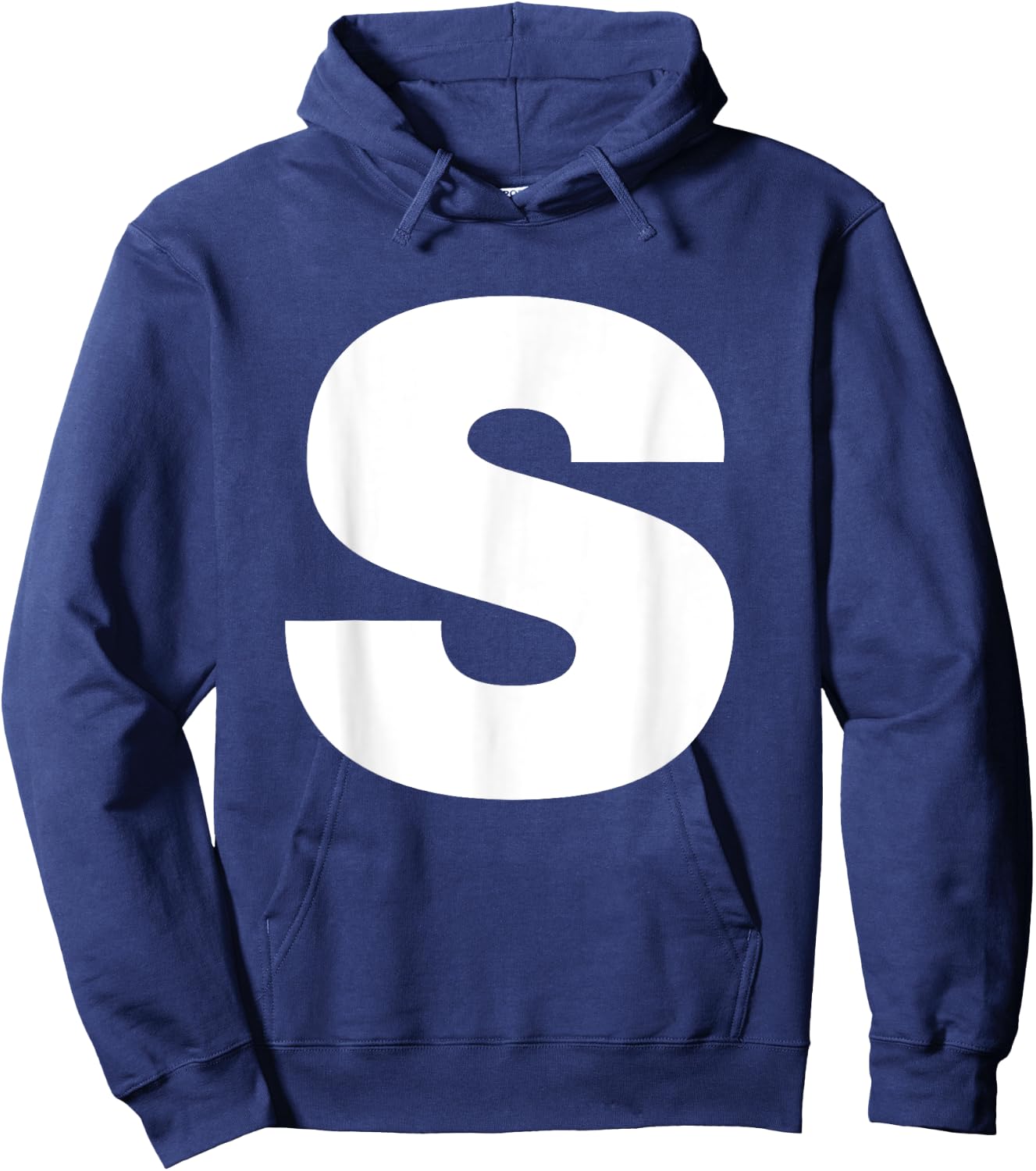 Letter S Capital Alphabet S Monogram Initial Name Birthday Hoodie - Hoodie | Navy