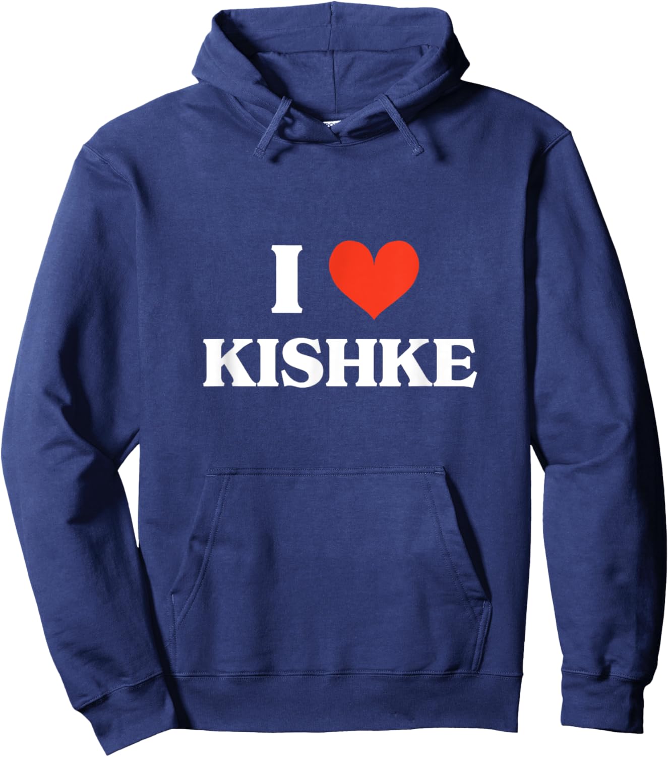 I Love Kishke Jewish Food Cholent And Kugel Shabbat Shalom Hoodie - Hoodie | Navy