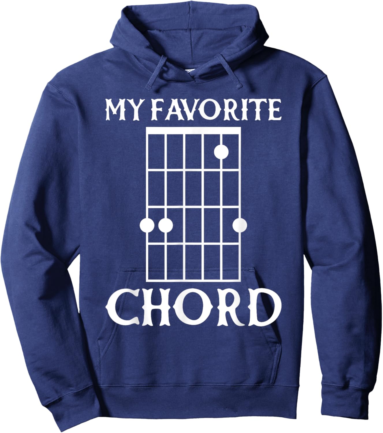 My Favorite Chord Is Gsus, Christian Worship Guitar Players Hoodie - Hoodie | Navy