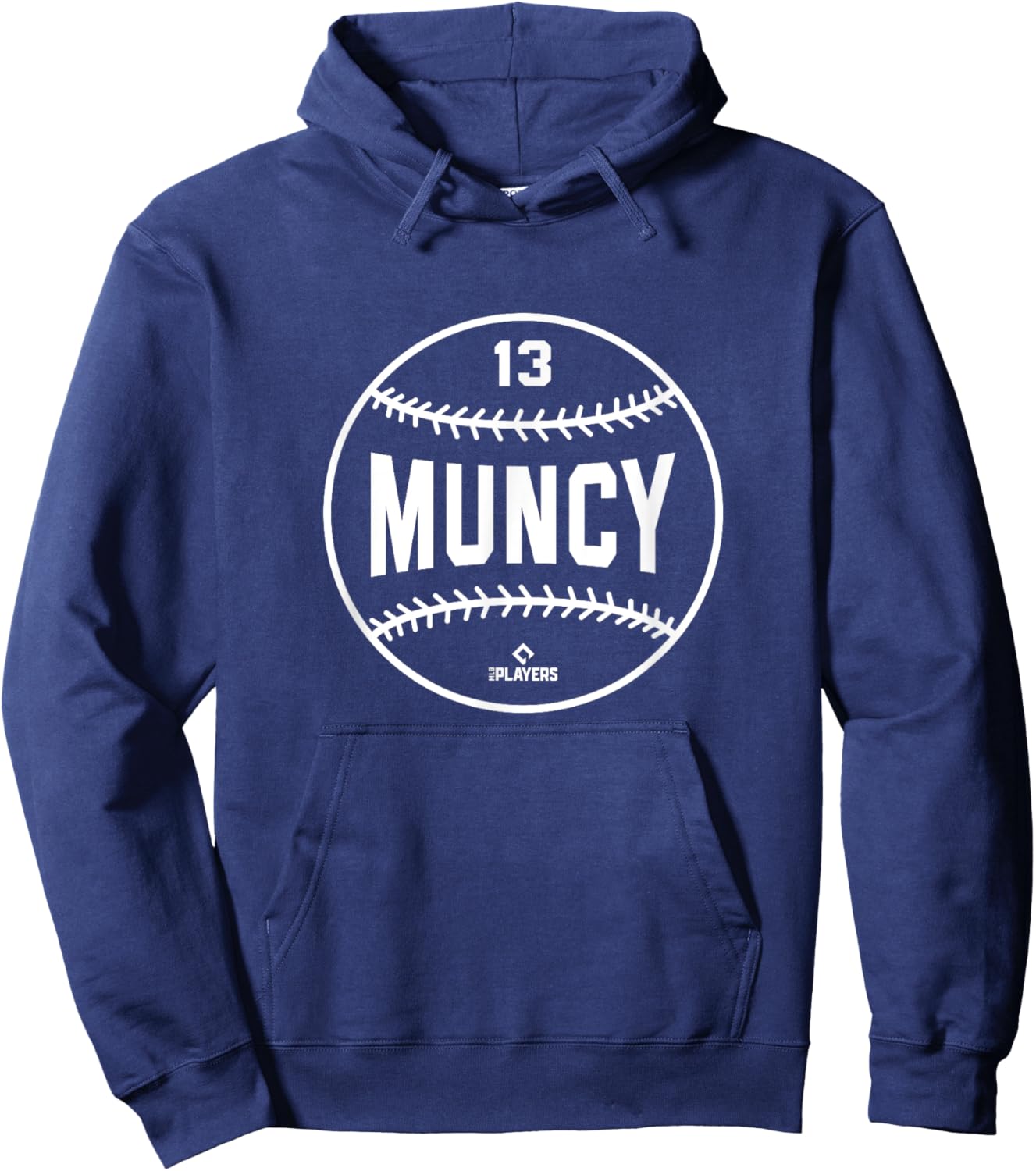 Max Muncy Baseball Los Angeles California MLB Players MLBPA Hoodie - Hoodie | Navy