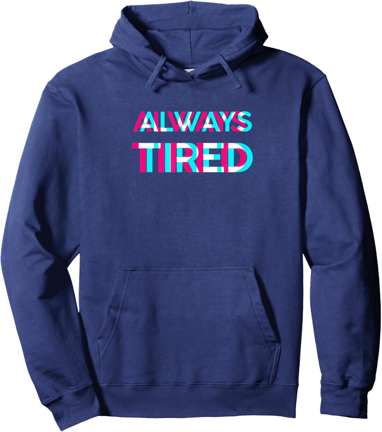 Always Tired - Vaporwave Aesthetik Style Hoodie - Hoodie | Navy