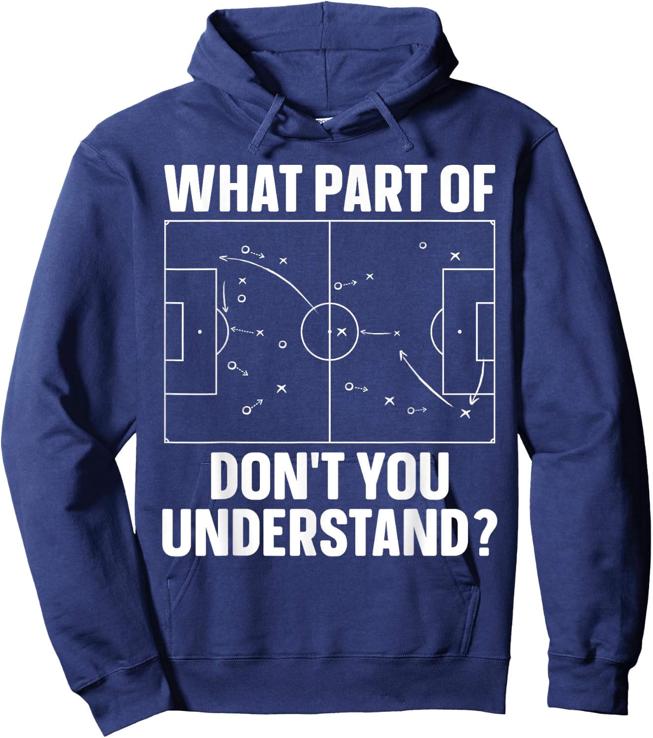 Cool Soccer Art Women Football Sport Soccer Coach Hoodie - Hoodie | Navy