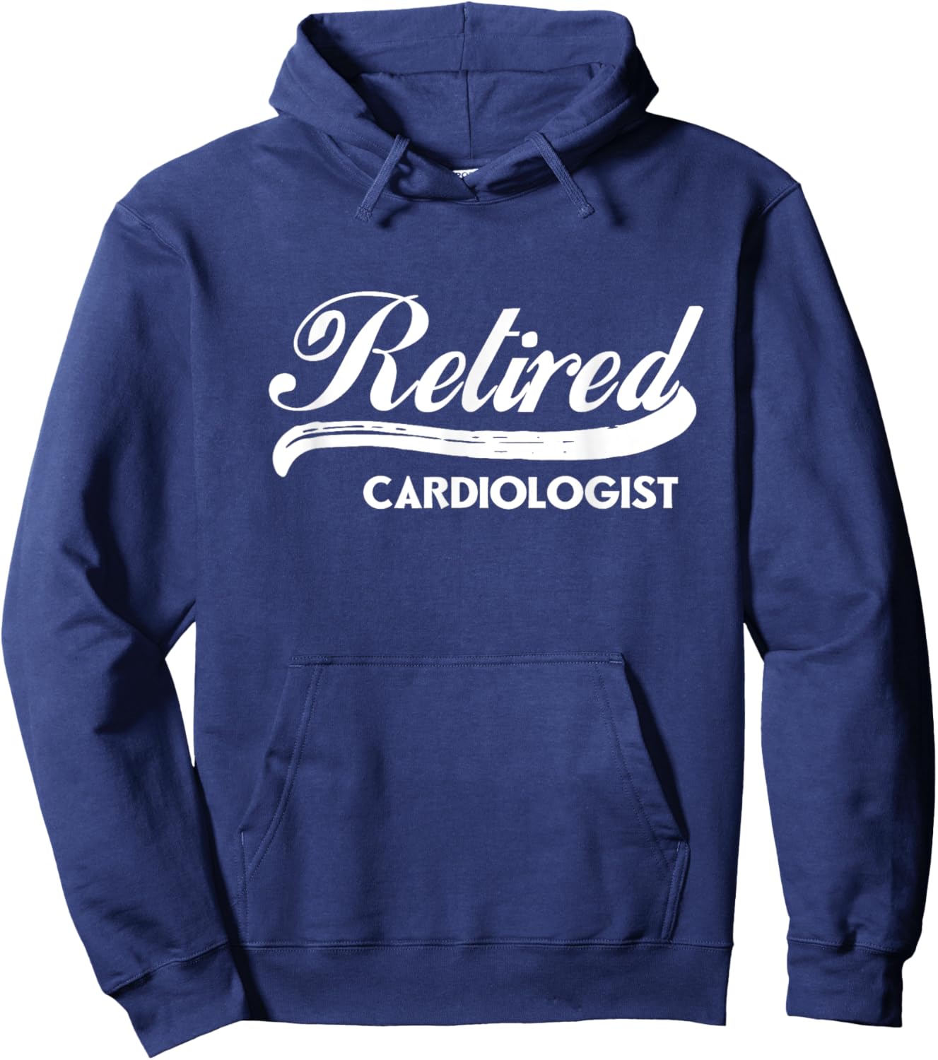 Retired Cardiologist Funny Retirement Party Gift Heart Care Hoodie - Hoodie | Navy