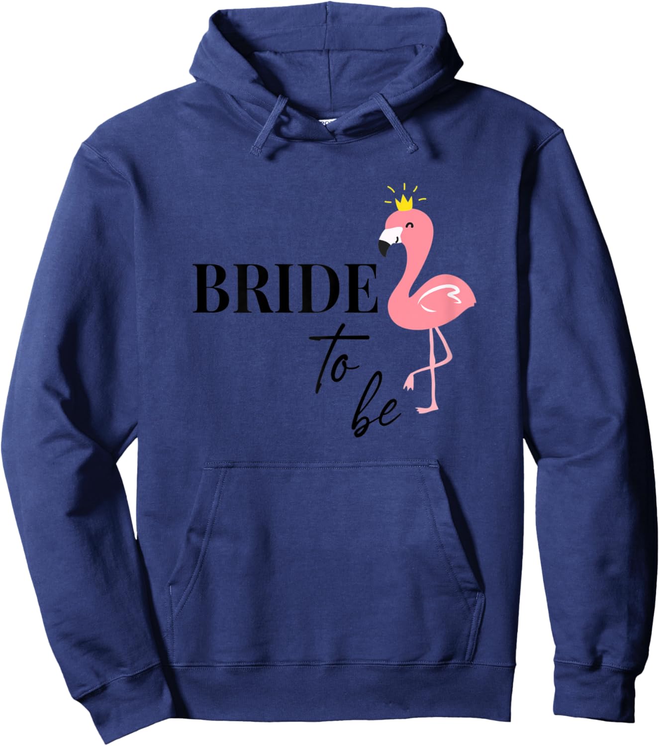 Bride to be Bride Flamingo Flamingos JGA Engagement Gift Hoodie - Hoodie | Navy