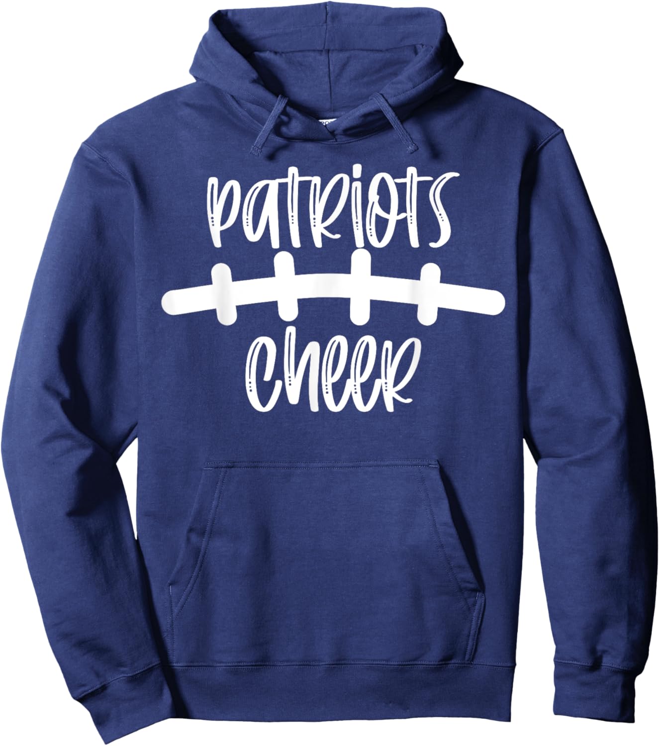 Patriots Cheer School Spirit Football Team Mascot Game Night Hoodie - Hoodie | Navy