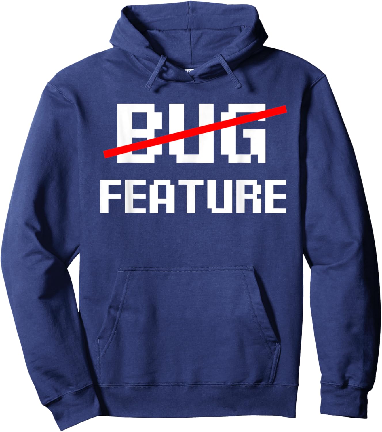 Bug Feature Software Engineer Programming Computer Developer Hoodie - Hoodie | Navy