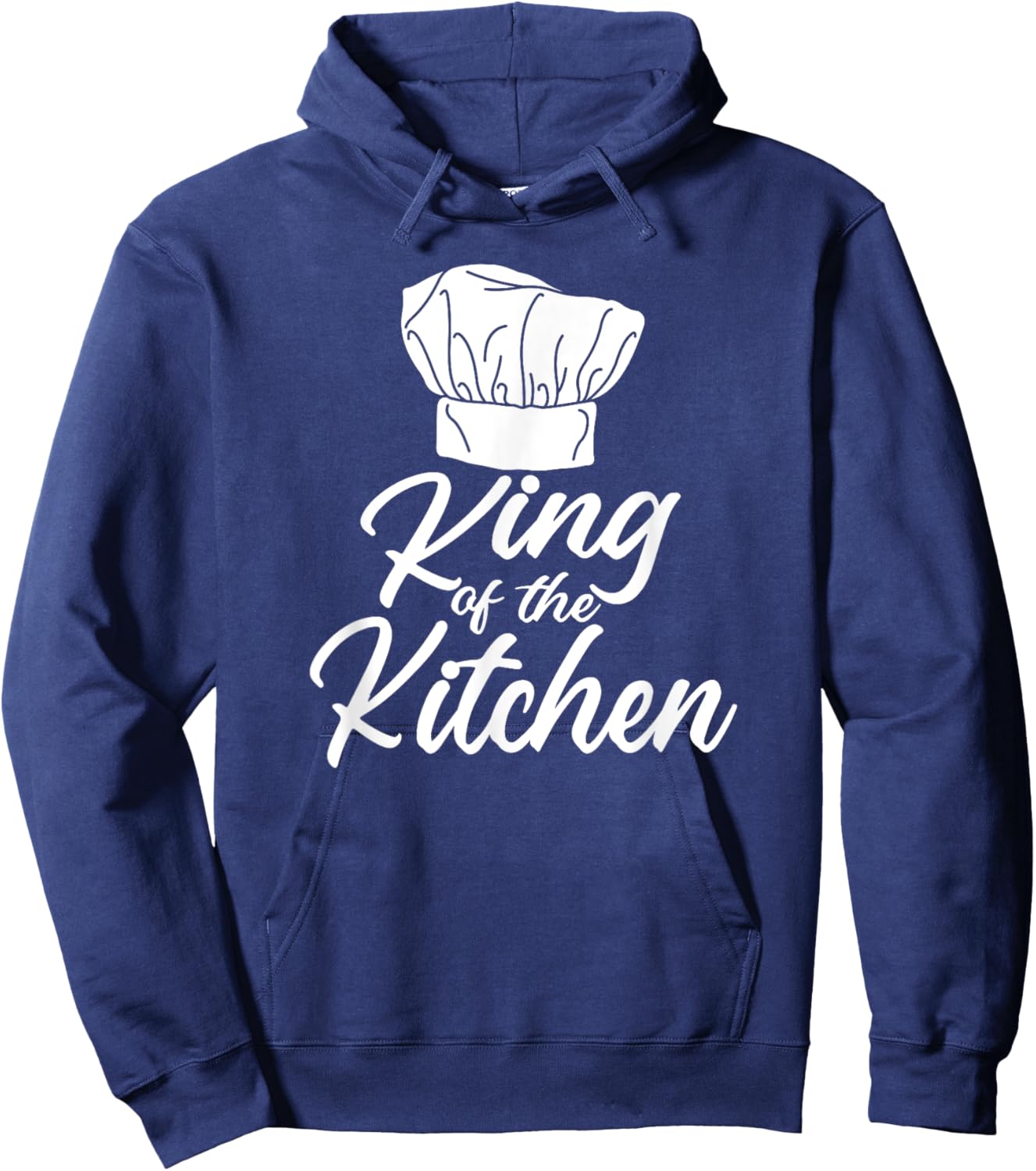 Cooking, Men, King Of The Kitchen, Funny, Chef, Culinary Hoodie - Hoodie | Navy