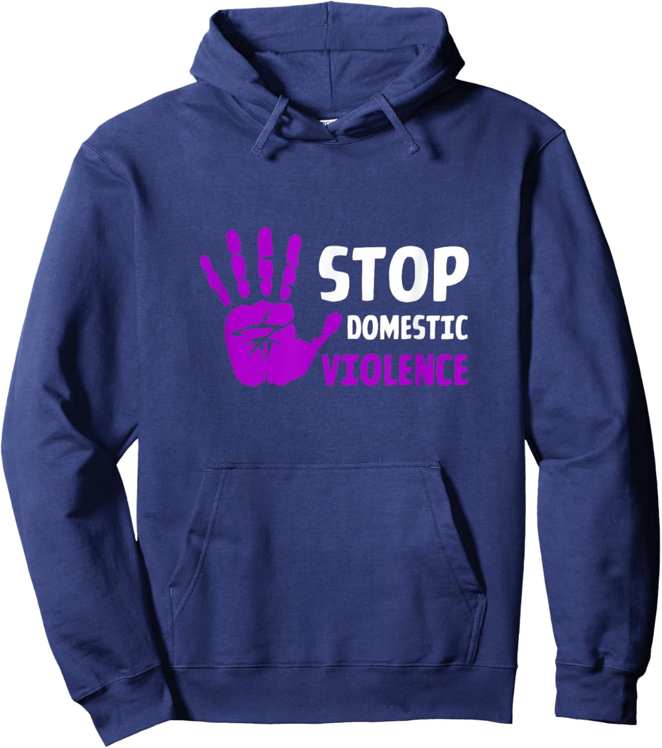 Stop Domestic Violence Awareness Survivor Hoodie - Hoodie | Navy