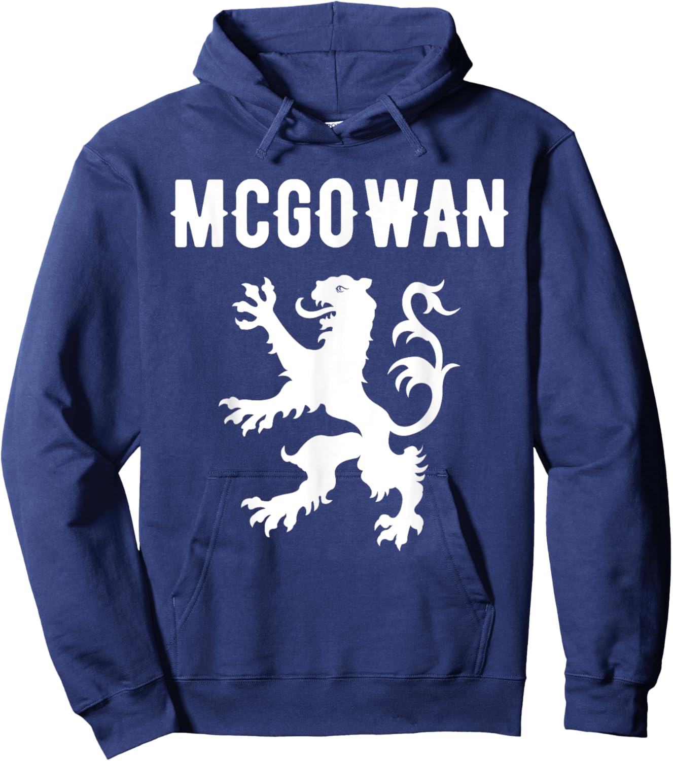 McGowan Clan Scottish Family Name Scotland Heraldry Hoodie - Hoodie | Navy