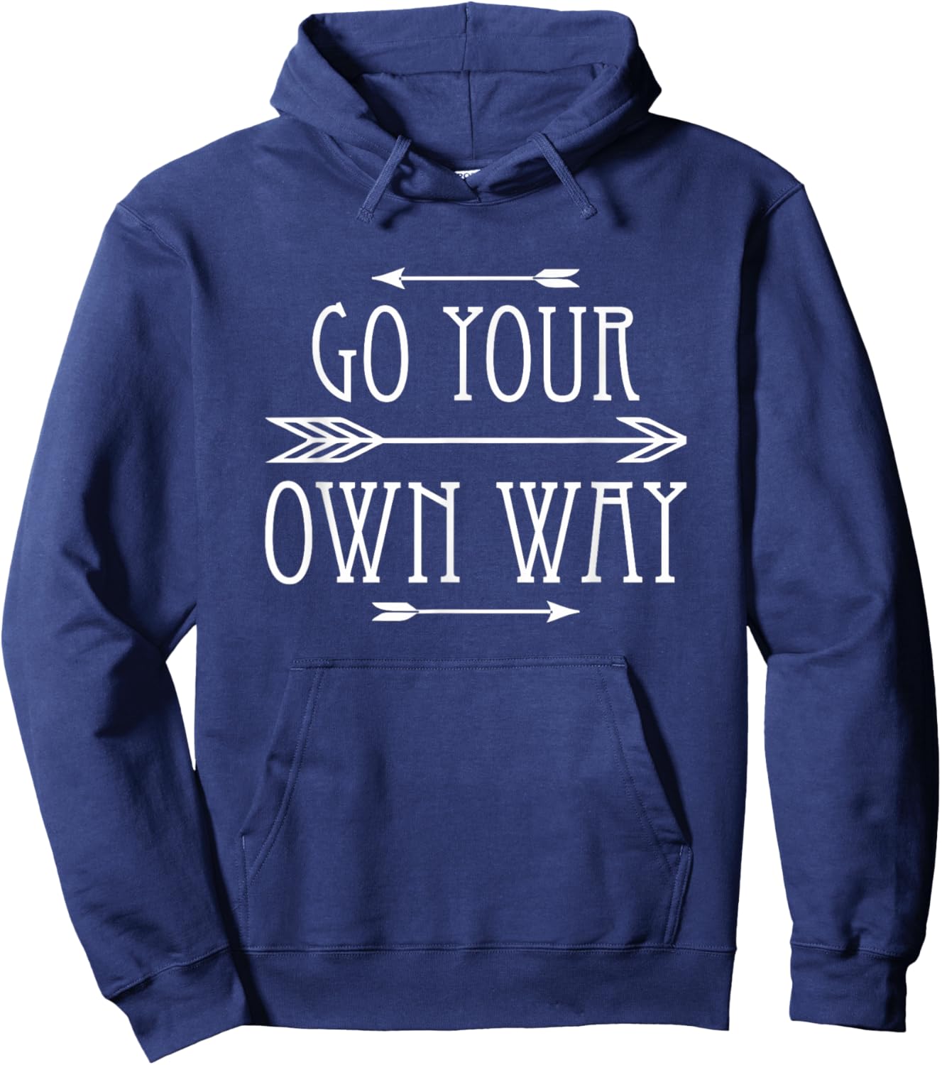 Go Your Own Way Hoodie - Hoodie | Navy