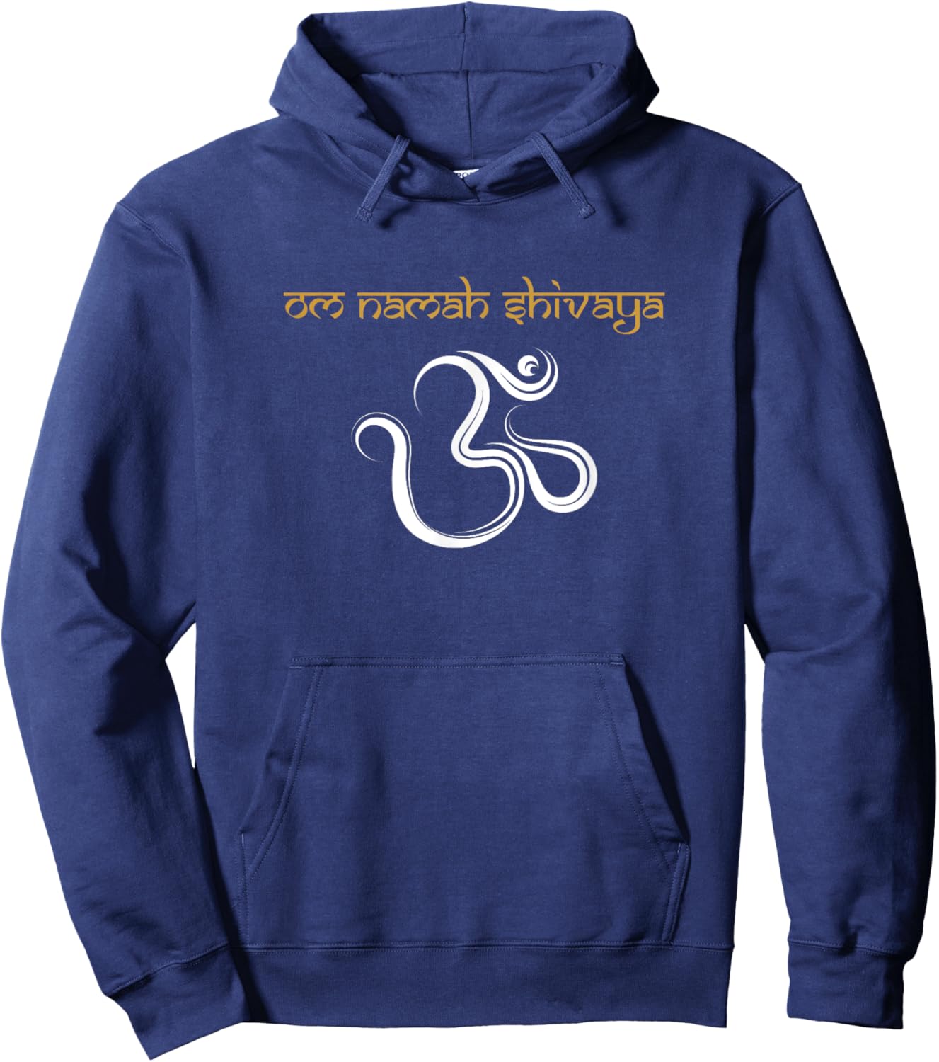 Om Sanskrit Om Namah Shivaya Hoodie - Hoodie | Navy
