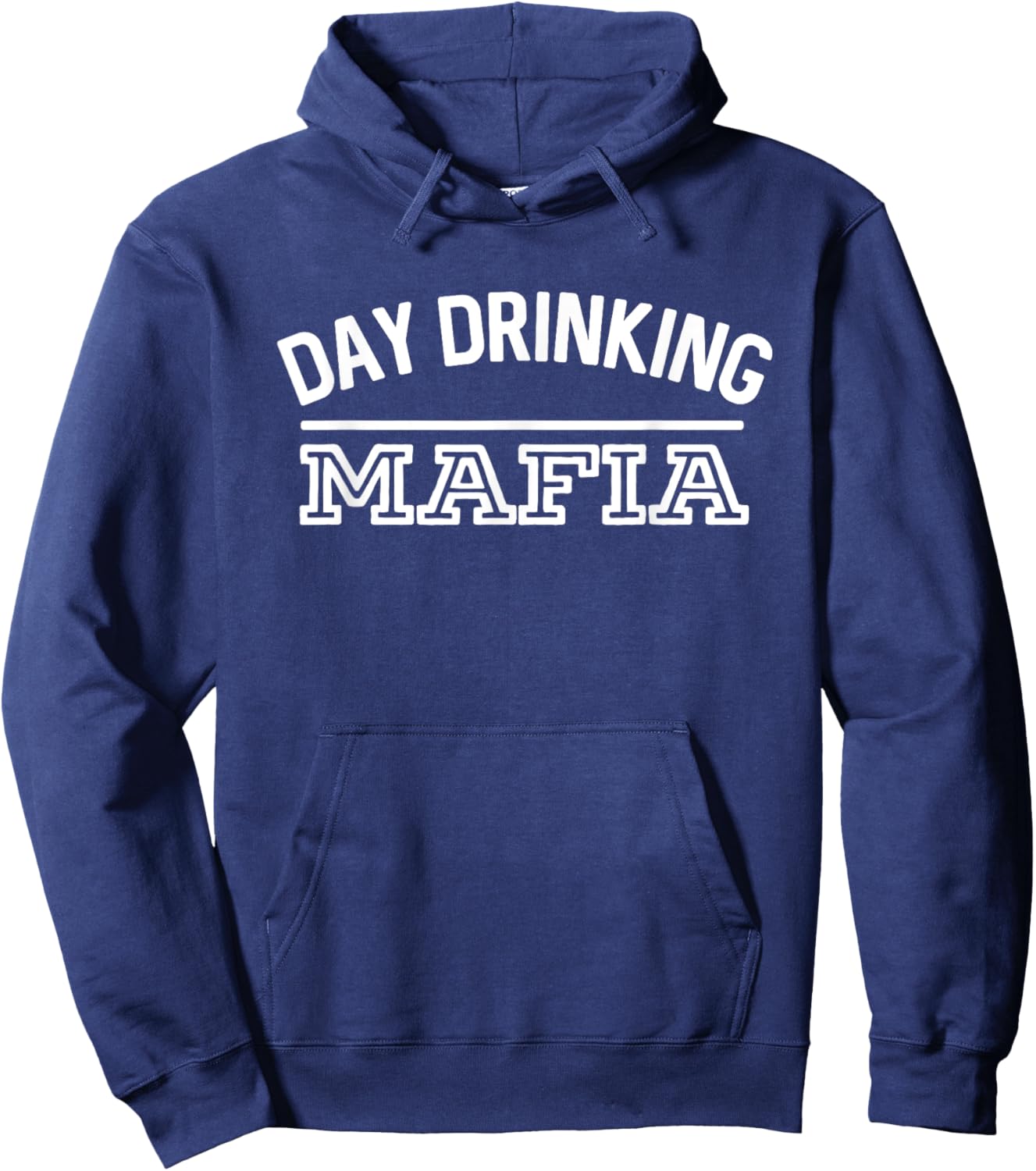 Day Drinking Mafia Funny Alcohol Bar Crawl Hoodie - Hoodie | Navy