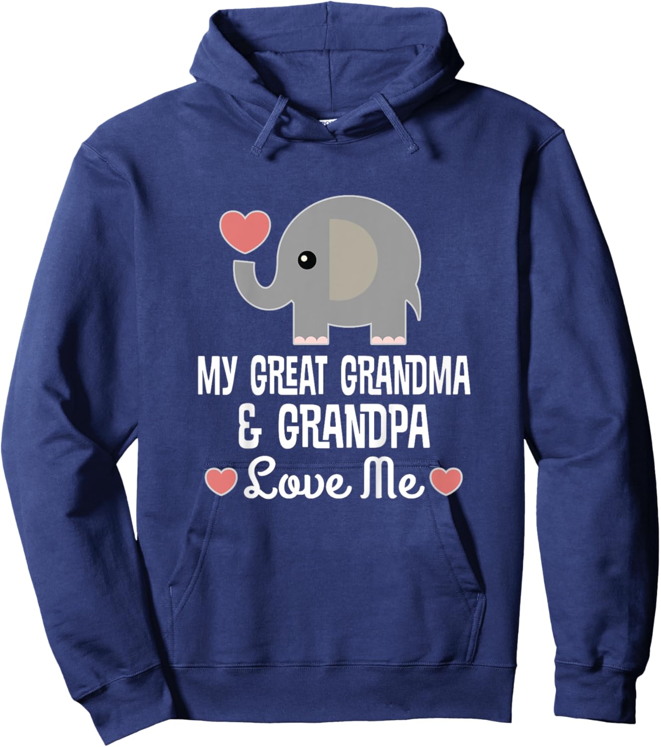 My Great Grandma and Great Grandpa Love Me Hoodie - Hoodie | Navy