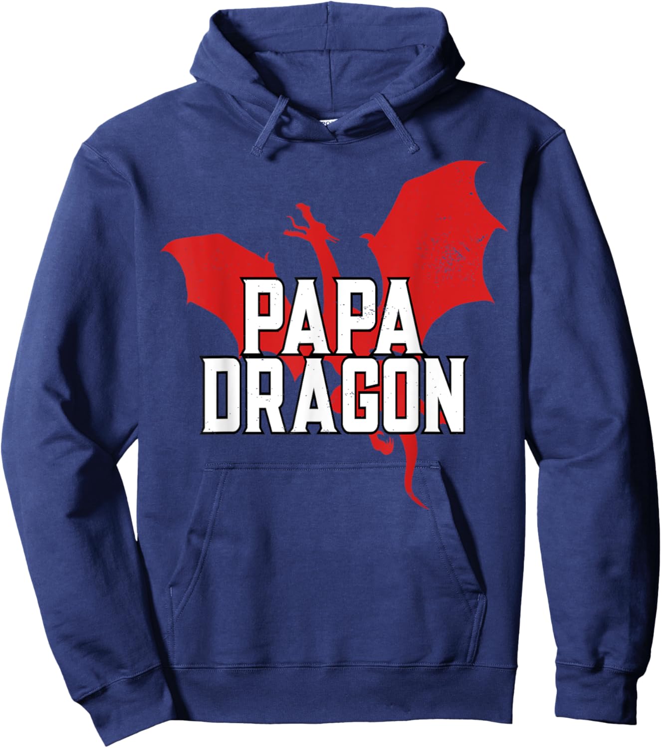 Papa Dragon Lover Father's Day Hoodie - Hoodie | Navy