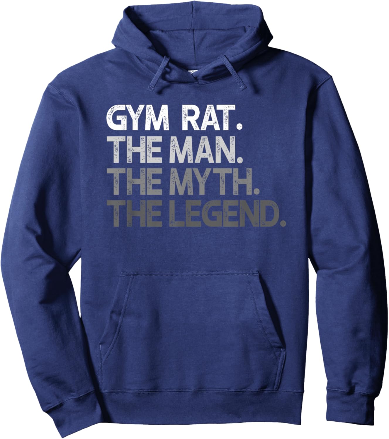 Gym Rat Man The Myth Legend Gift Hoodie - Hoodie | Navy