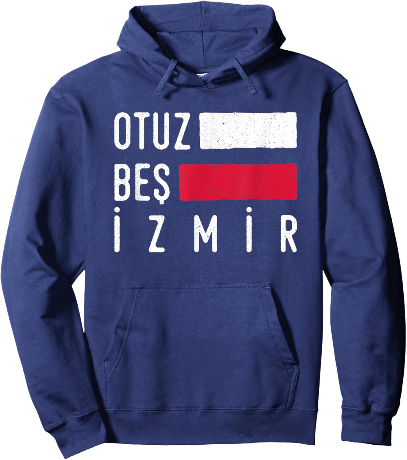35 Izmir Turkey Türkiye Buca Bornova Konak Karsiyaka Hoodie - Hoodie | Navy