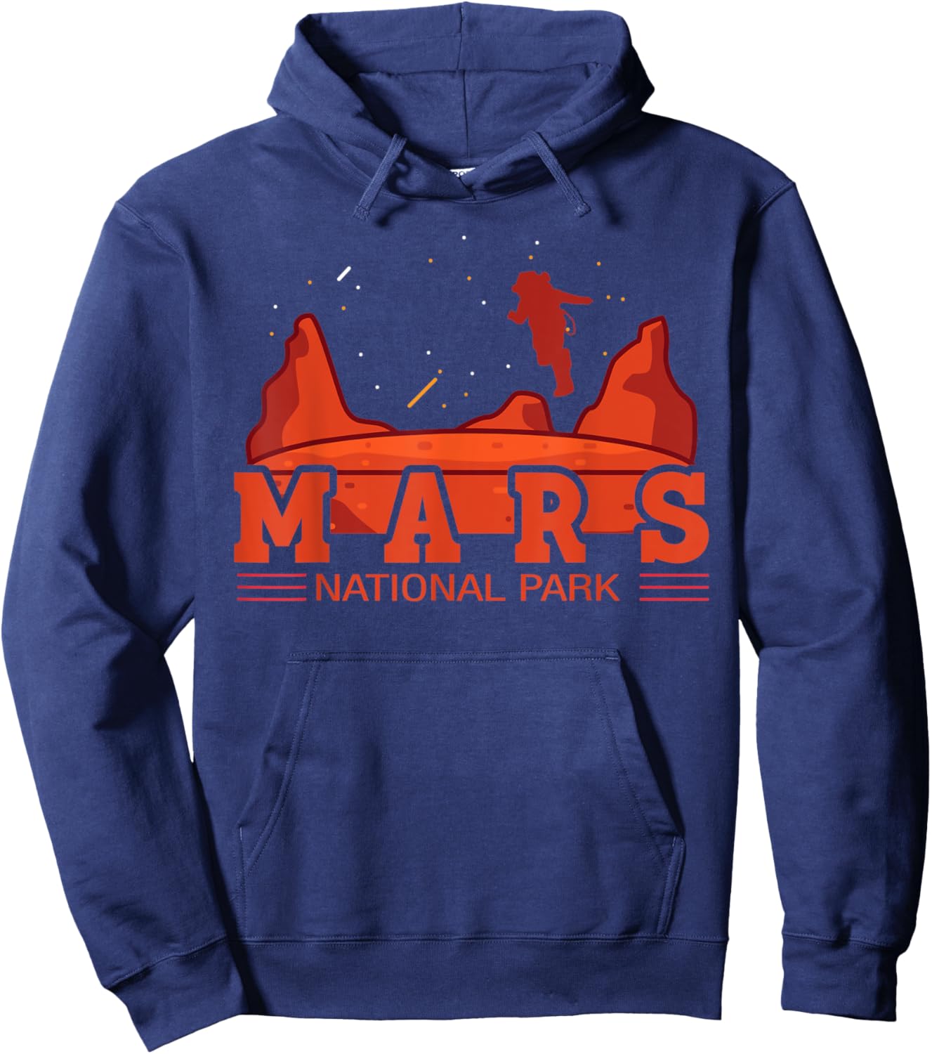 Red Planet | Space National Park - Funny Mars Hoodie - Hoodie | Navy
