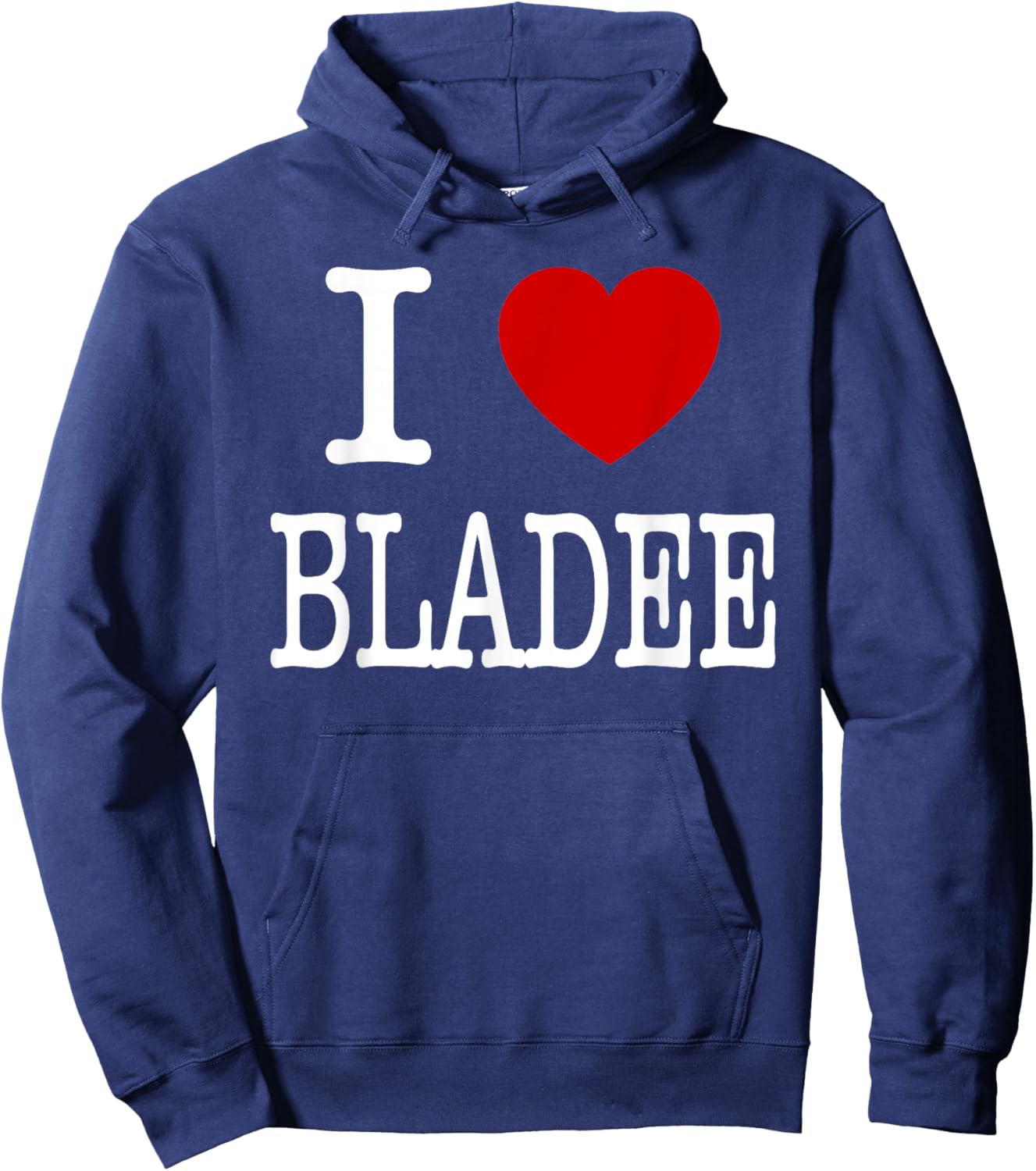 I Love Bladee Hoodie - Hoodie | Navy