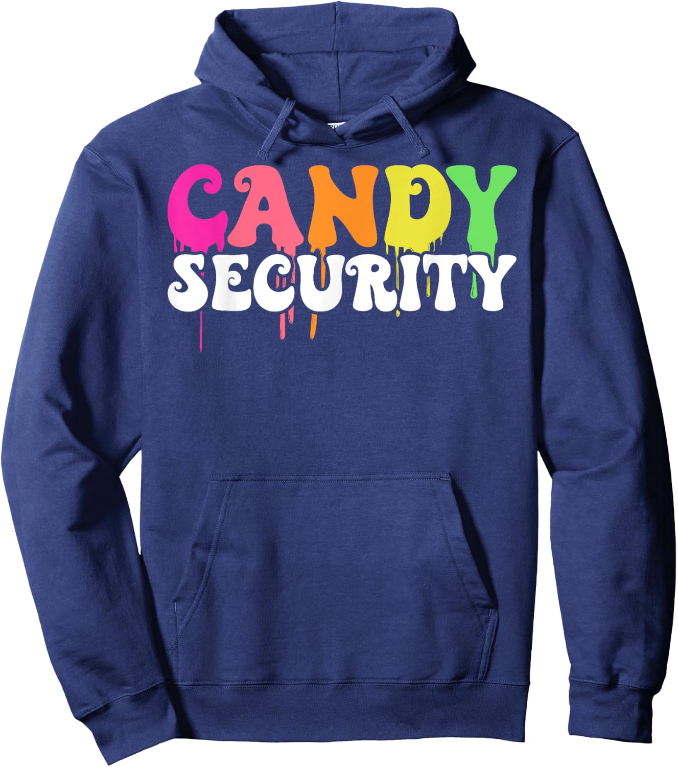 Funny Candy Security Halloween Costume Parents Hoodie - Hoodie | Navy