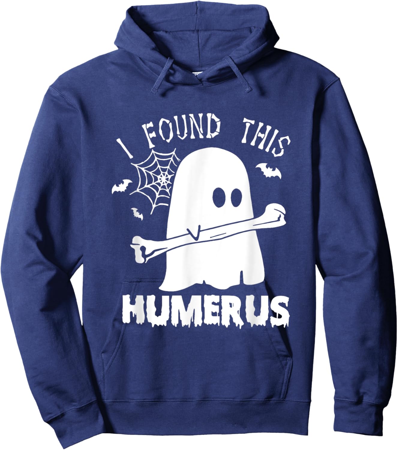 Funny I Found This Humerus Boo Ghost Halloween Costume Hoodie - Hoodie | Navy
