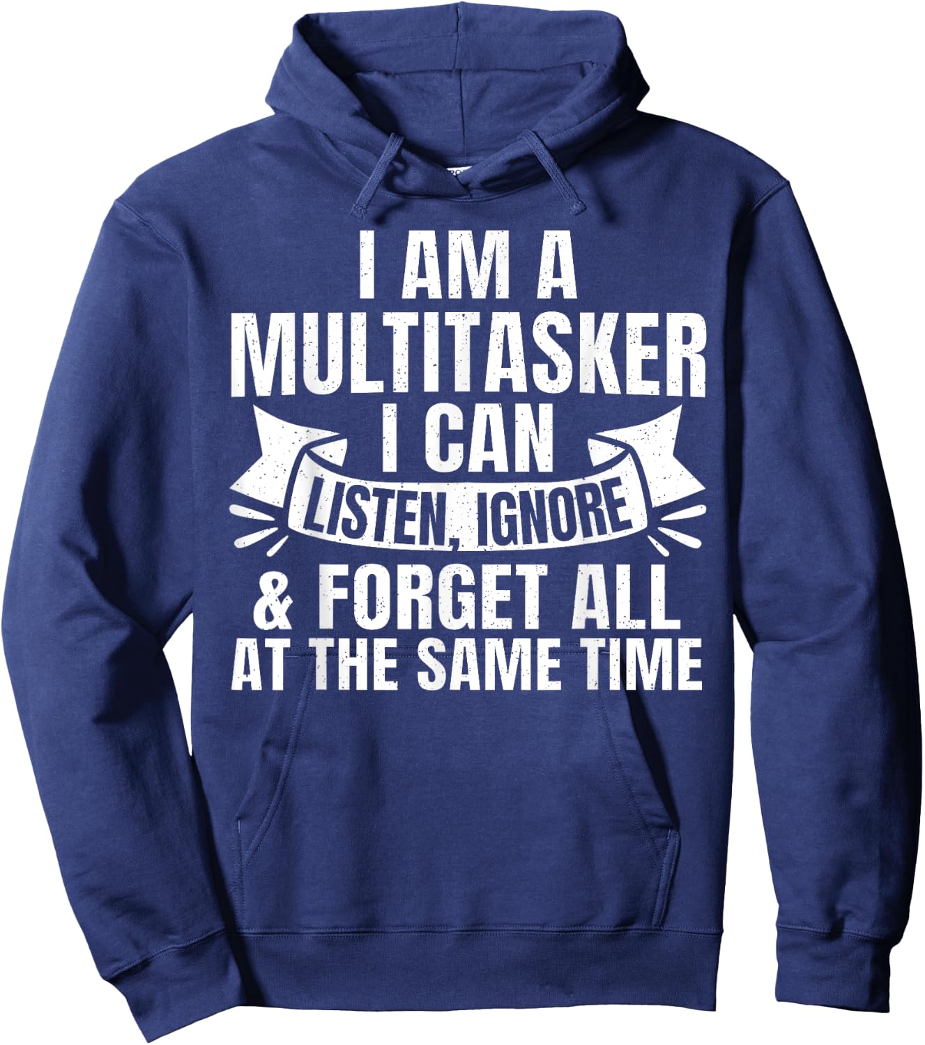 Funny Sayings Art For Sarcastic People Men Women Gag Sarcasm Hoodie - Hoodie | Navy