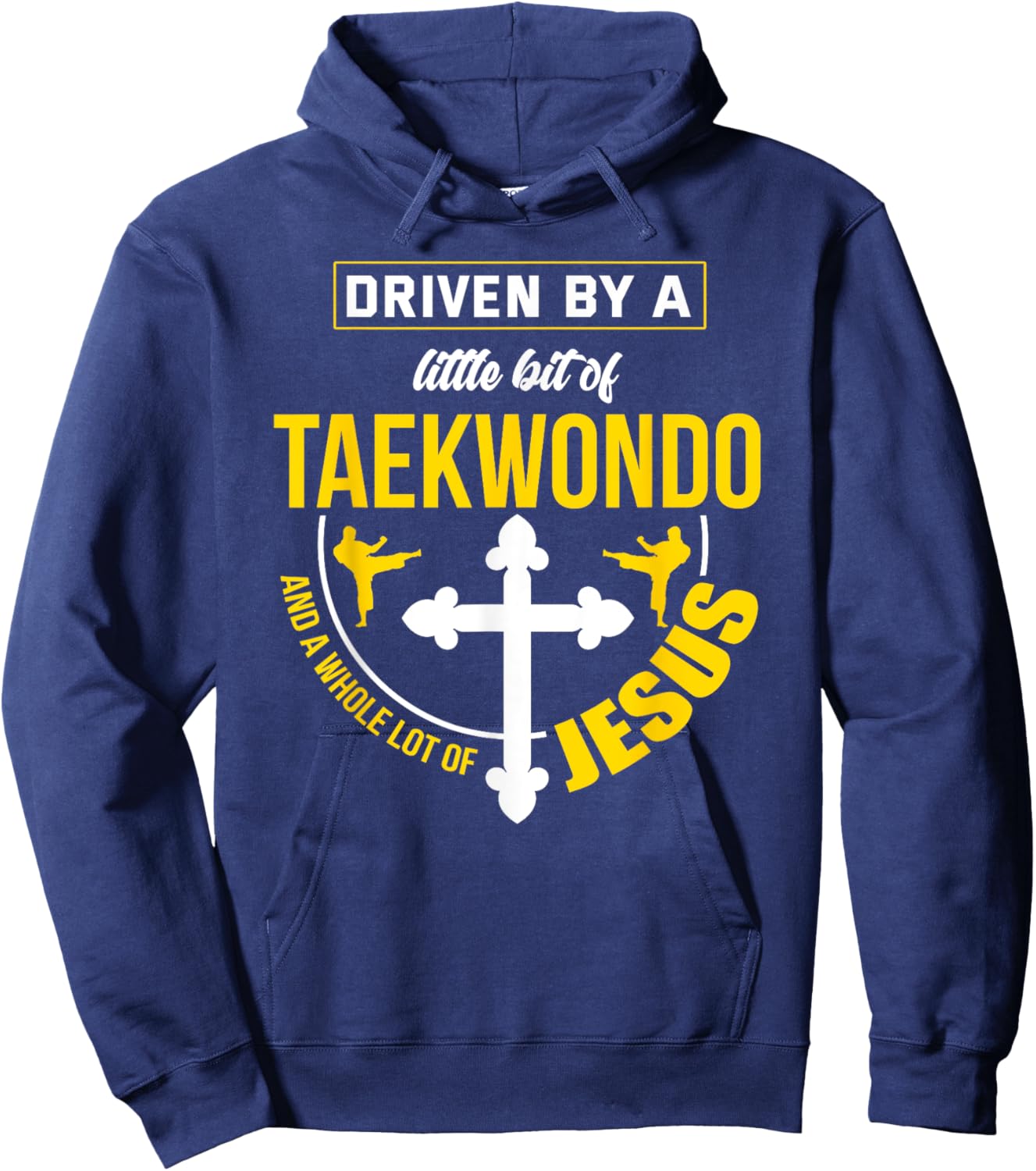 Taekwondo Jesus Shirt Martial Arts Christian Taekwondo Hoodie - Hoodie | Navy