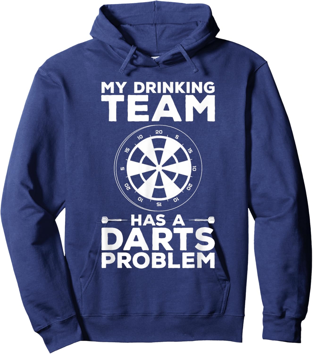 My Drinking Team Has A Darts Problem Beer Lover Dart Player Hoodie - Hoodie | Navy