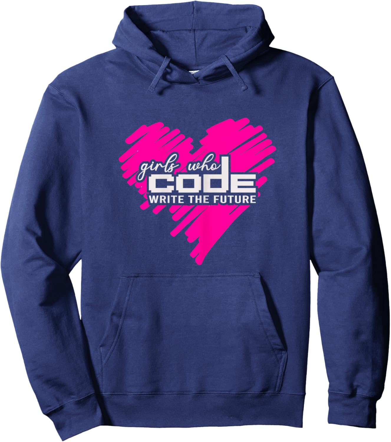 Funny Programmer Girl Coder Girls Who Code Write The Future Hoodie - Hoodie | Navy