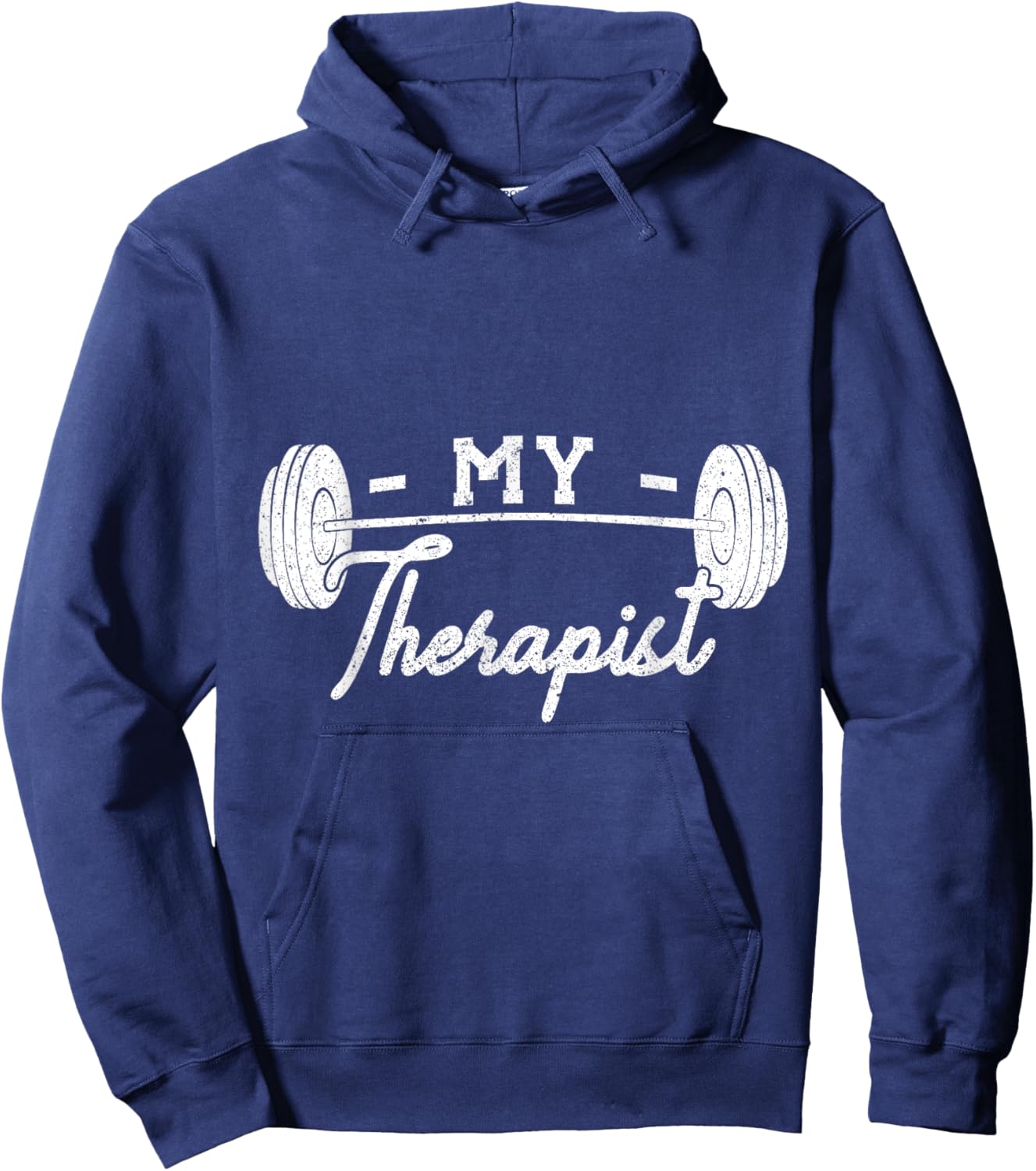 My Therapist Weight Lifting Workout Hoodie - Hoodie | Navy
