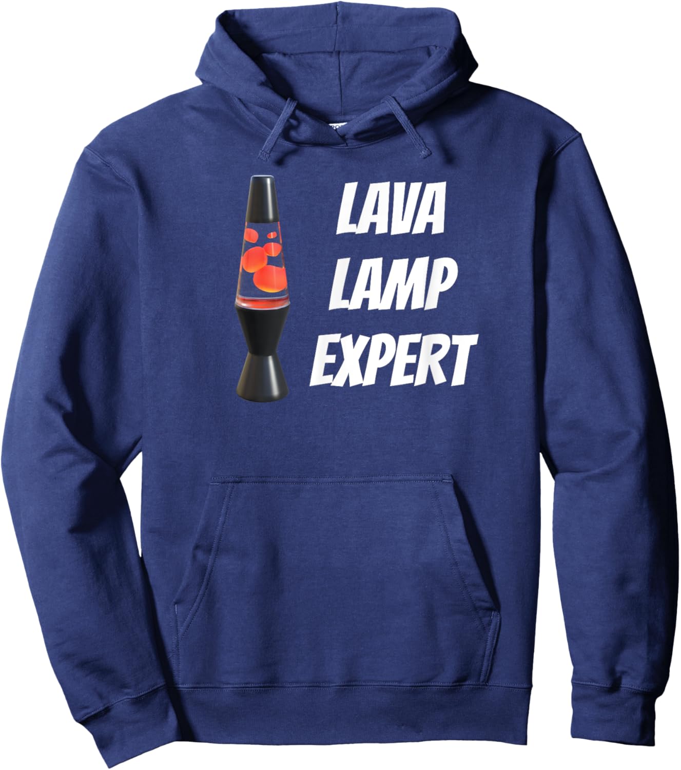 Lava Lamp Expert Funny Hippy Hoodie - Hoodie | Navy