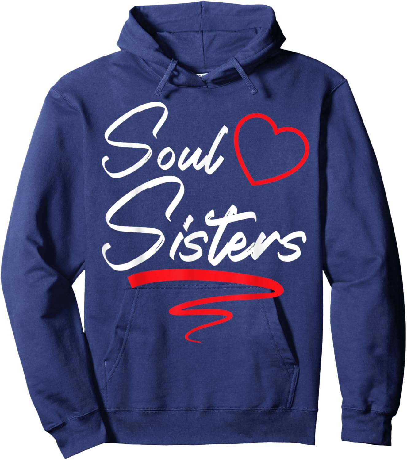 Soul Sisters Bestie Best Friend Forever Friendship BFF Squad Hoodie - Hoodie | Navy