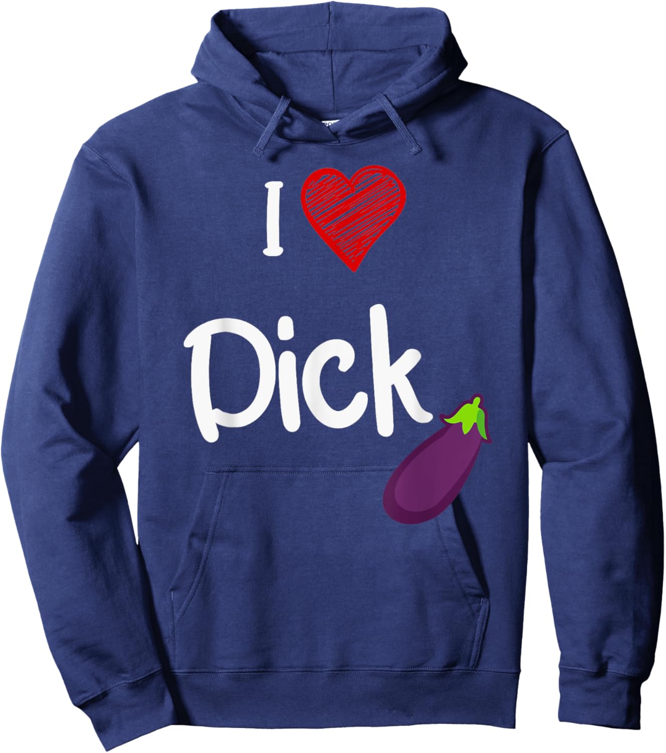 Cool Gay Pride Quote I Love Dick Funny Gay Pride Hoodie - Hoodie | Navy