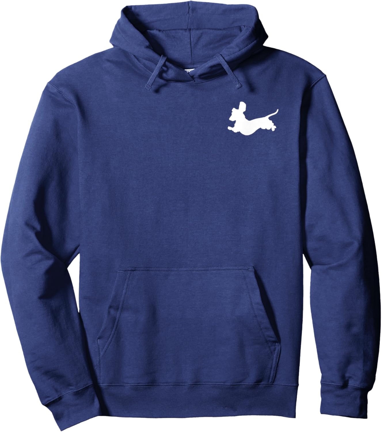 Dachshund dachshund dog silhouette retro Gift Women Girls Kids Hoodie - Hoodie | Navy