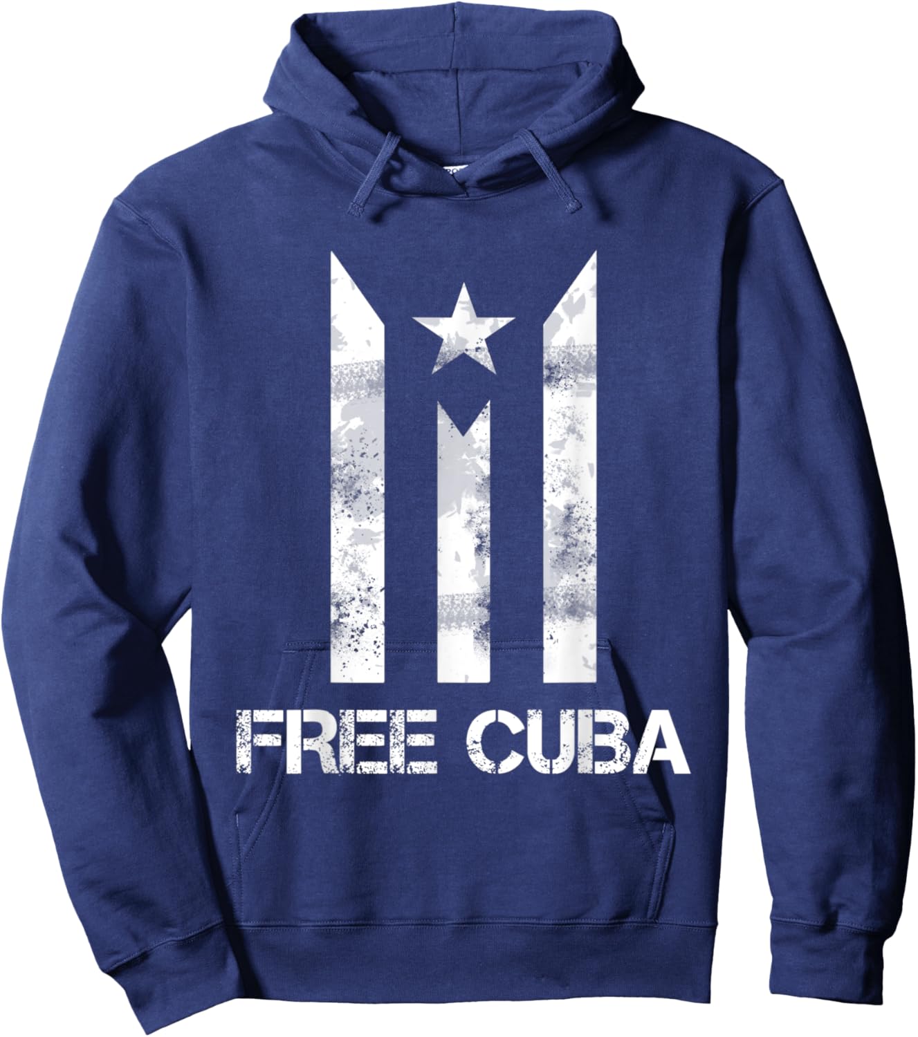 Free Cuba Libre Cuba Flag Bandera Cubana Cuban Protest Gift Hoodie - Hoodie | Navy