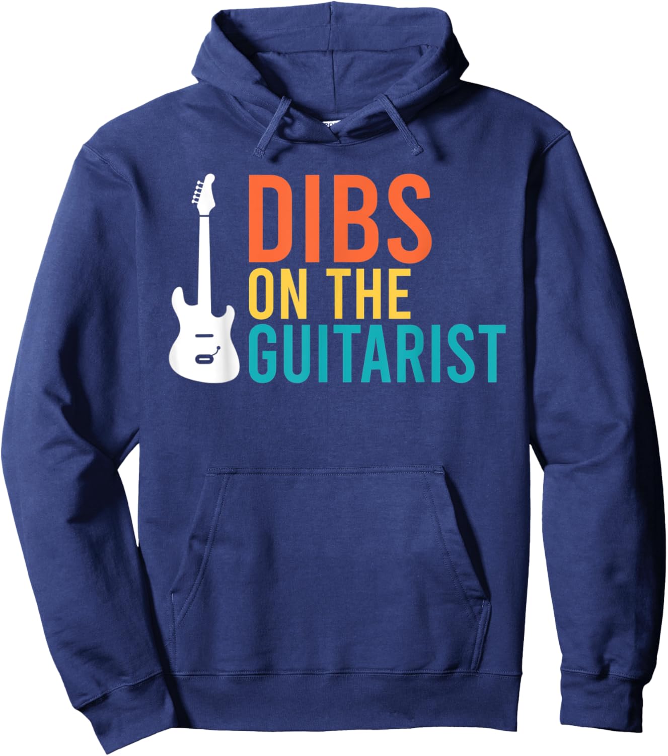 Dibs on the Guitarist Music Instrument Guitar Player Hoodie - Hoodie | Navy