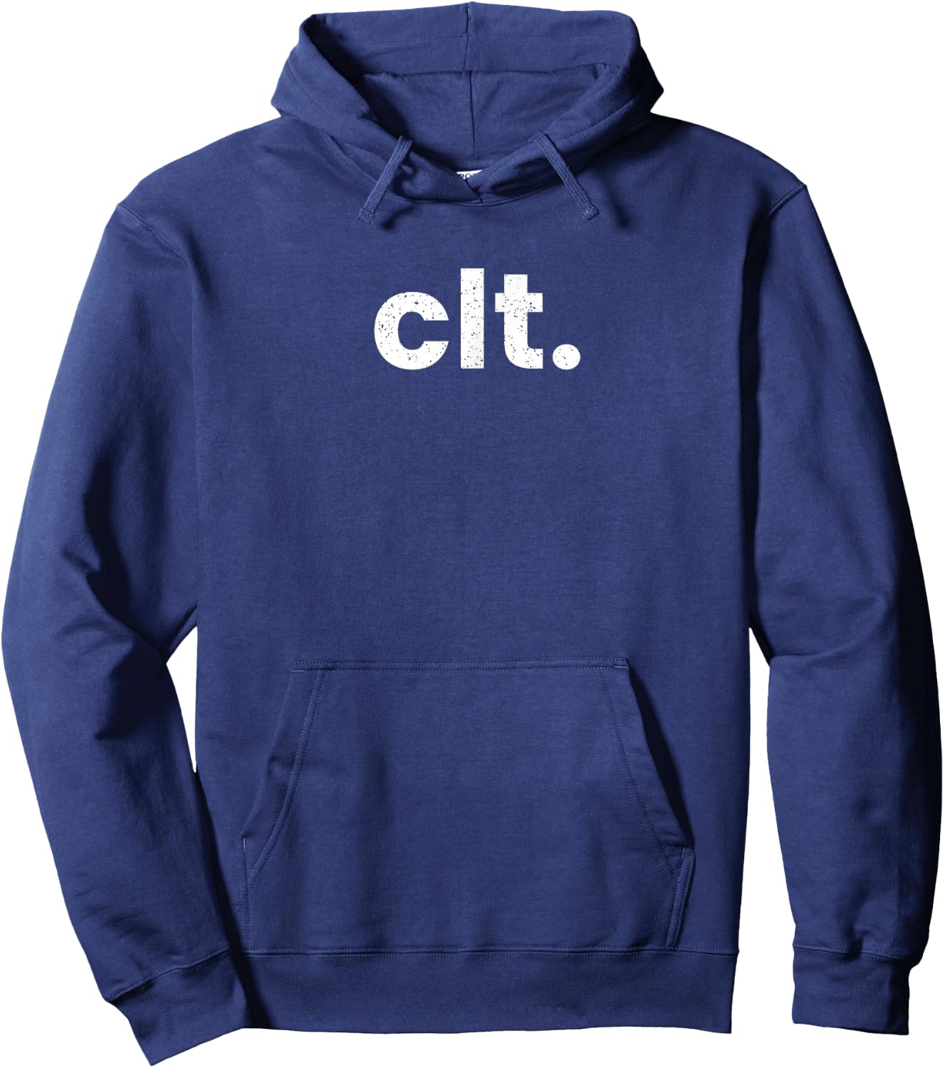 CLT Charlotte North Carolina Airport Code CLT Hoodie - Hoodie | Navy